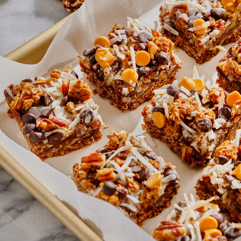 Seven-Layer Bars with Cookie Granola Crust
