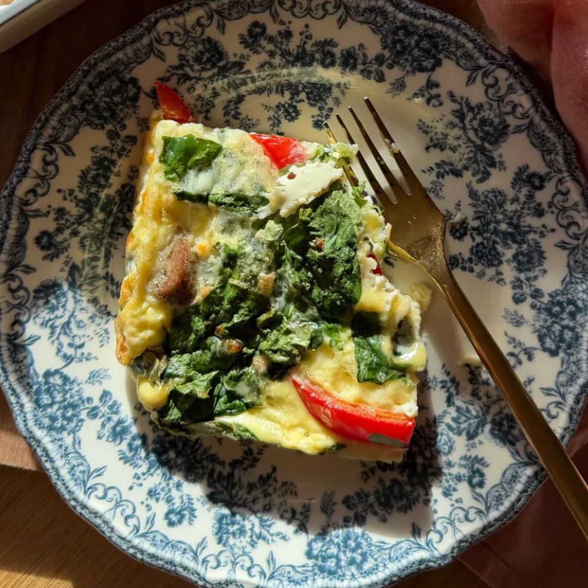 Protein Baked Egg + Sausage Veggie Bake