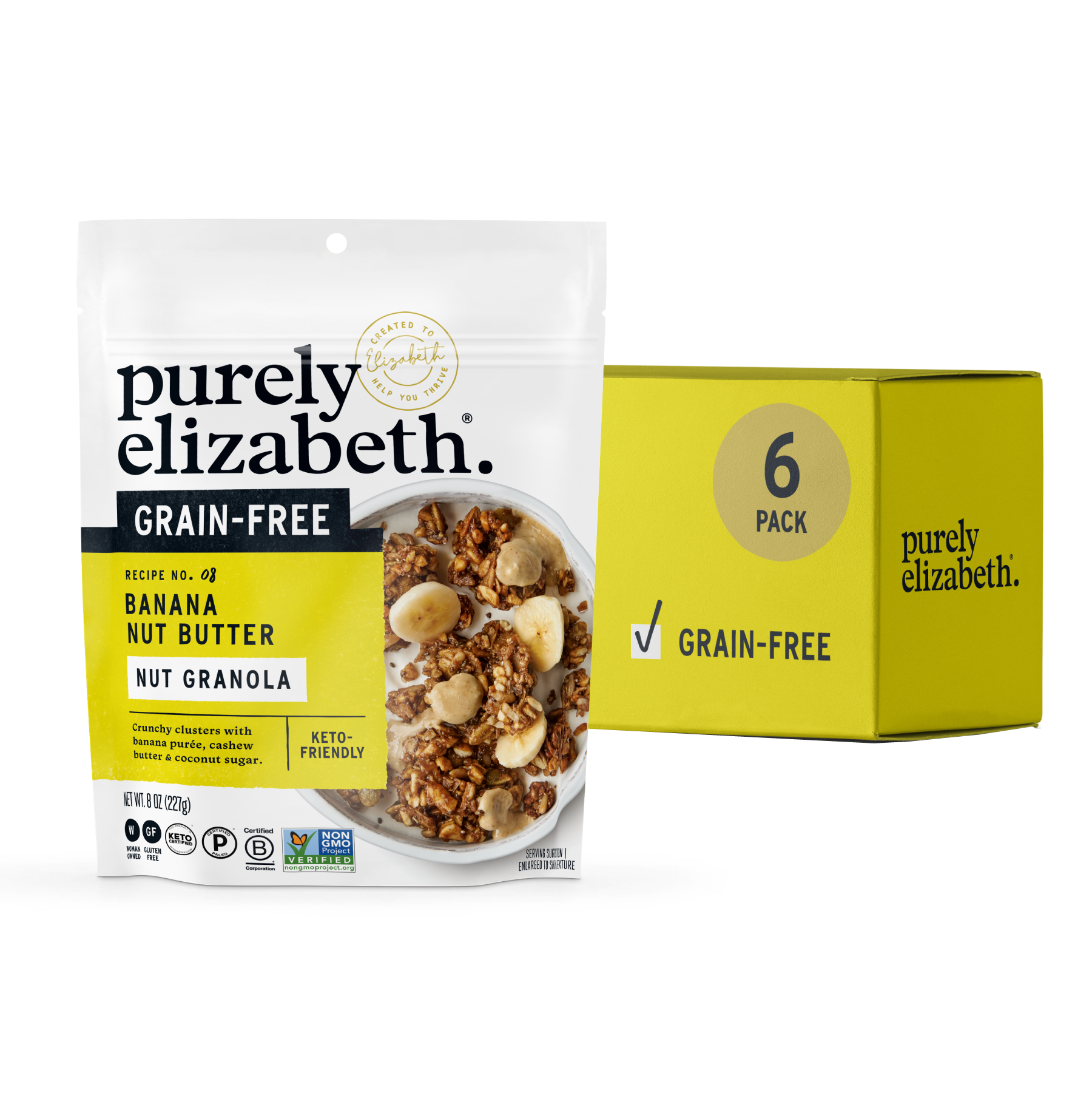 Banana Nut Butter Grain-Free Granola