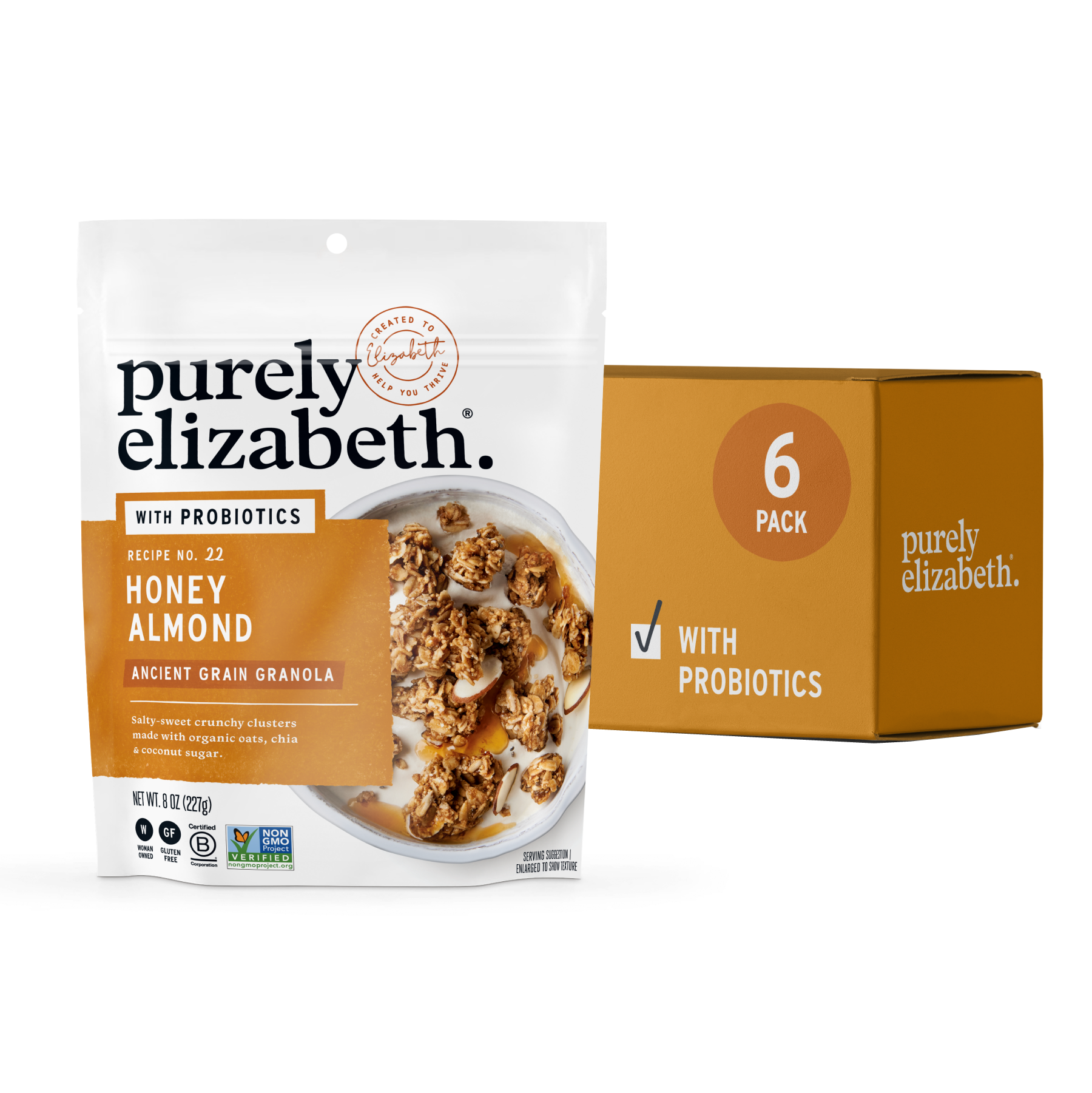 Honey Almond Probiotic Ancient Grain Granola