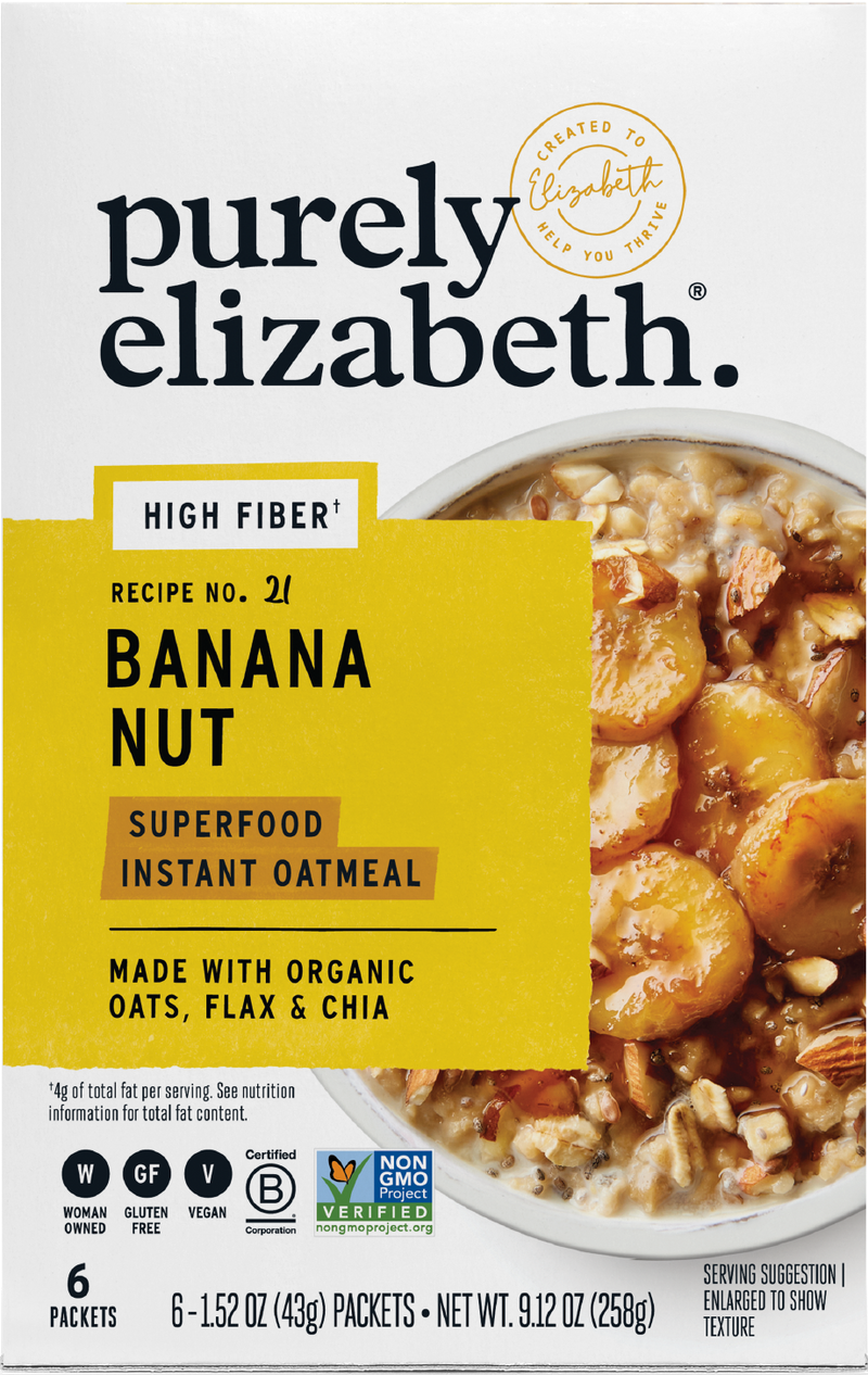 Banana Nut Superfood Oatmeal Multipack with Prebiotic Fiber