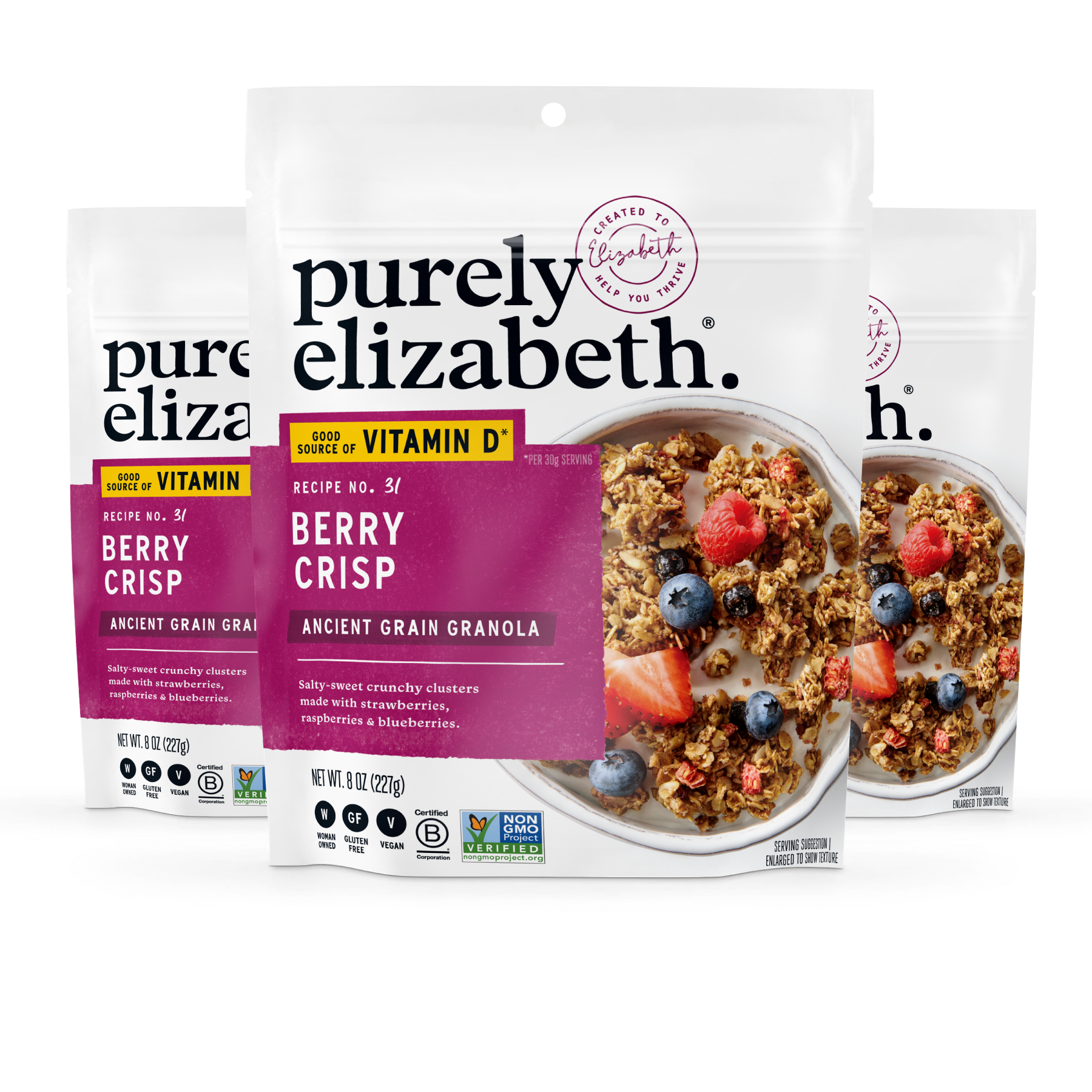Berry Crisp Ancient Grain Granola with Vitamin D