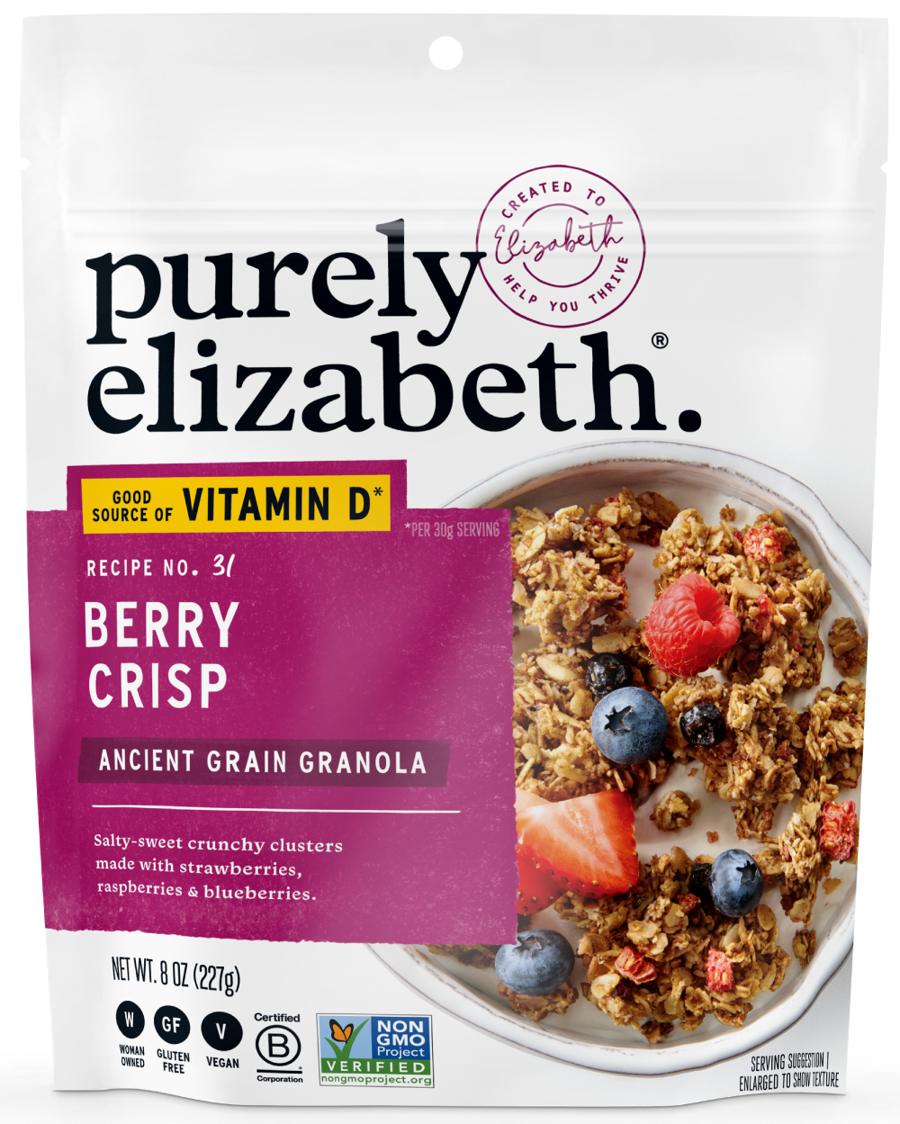Berry Crisp Ancient Grain Granola with Vitamin D