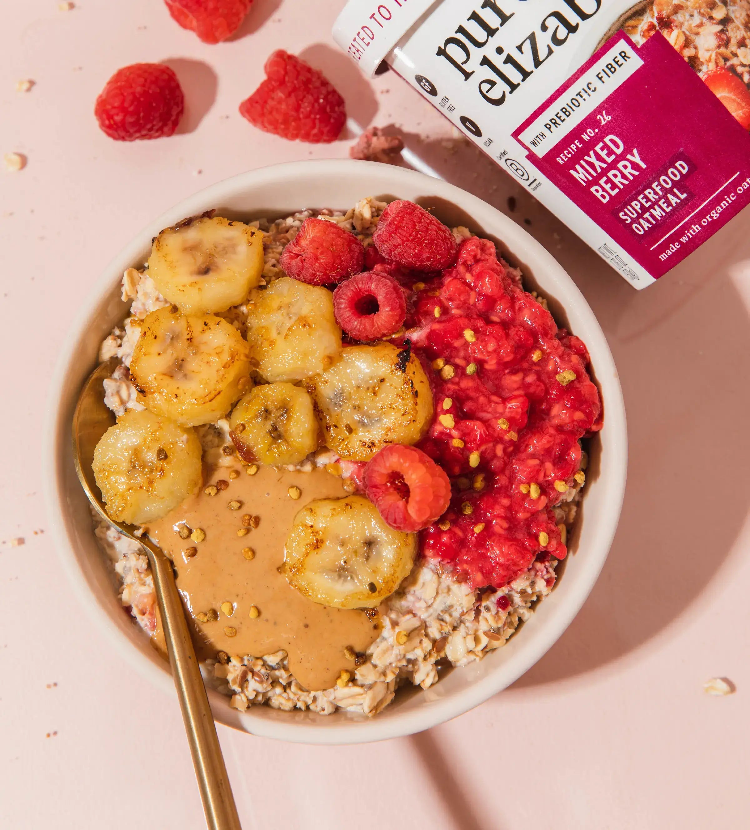 Mixed Berry Superfood Oatmeal Cup