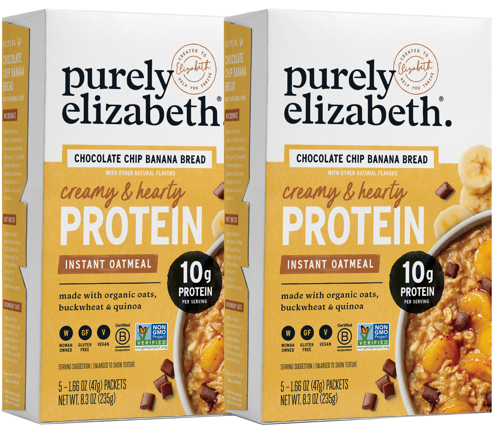 Chocolate Chip Banana Bread Instant Protein Oatmeal