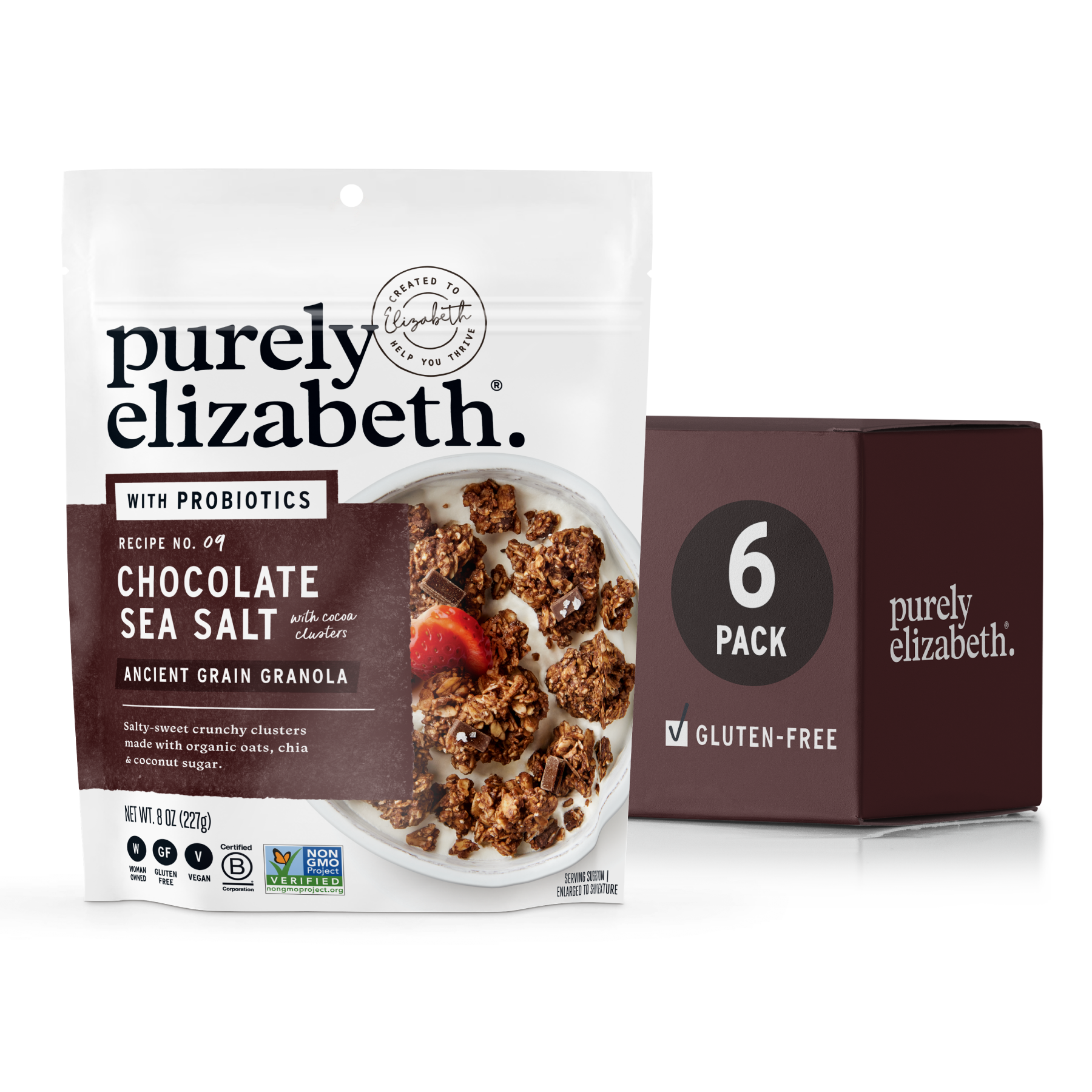 Chocolate Sea Salt Probiotic Ancient Grain Granola