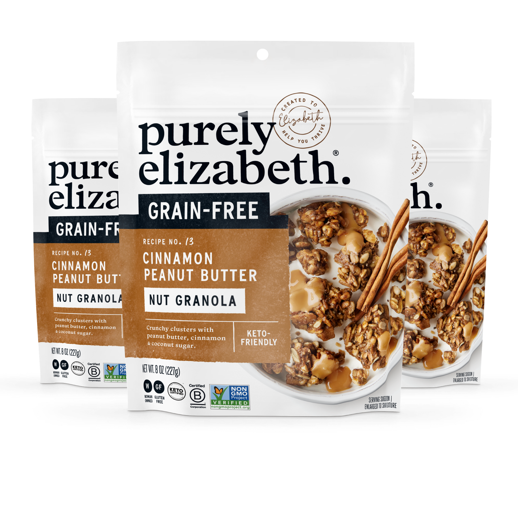 Cinnamon Peanut Butter Grain-Free Granola