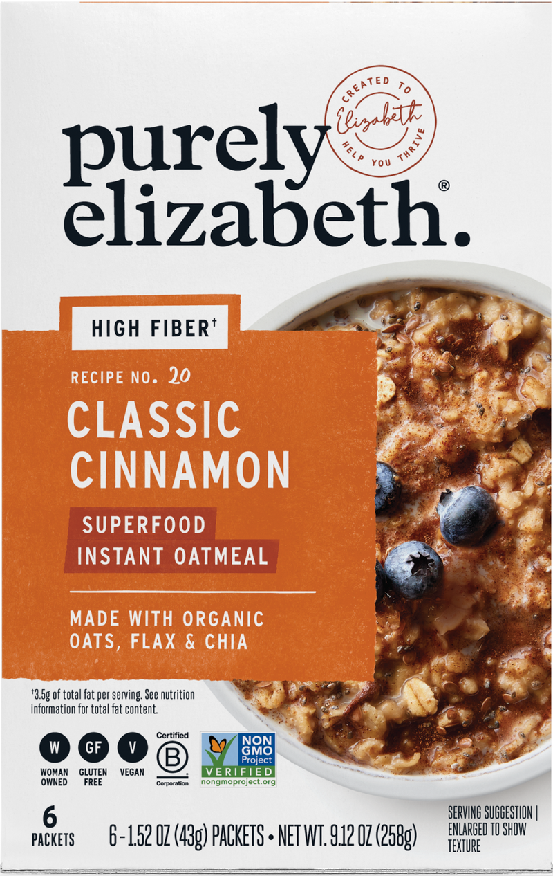 Classic Cinnamon Superfood Oatmeal Multipack with Prebiotic Fiber