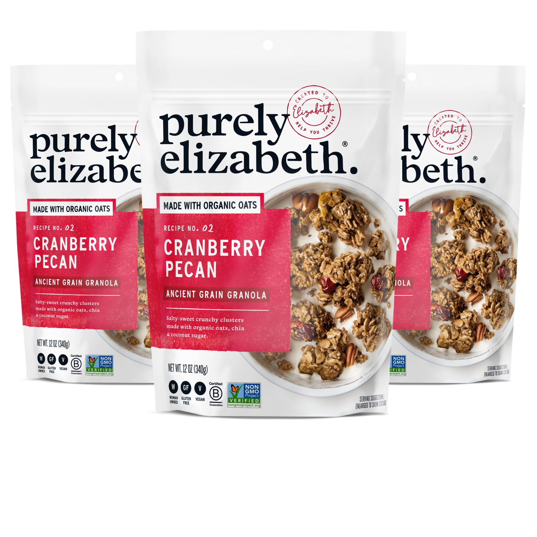 Cranberry Pecan Ancient Grain Granola
