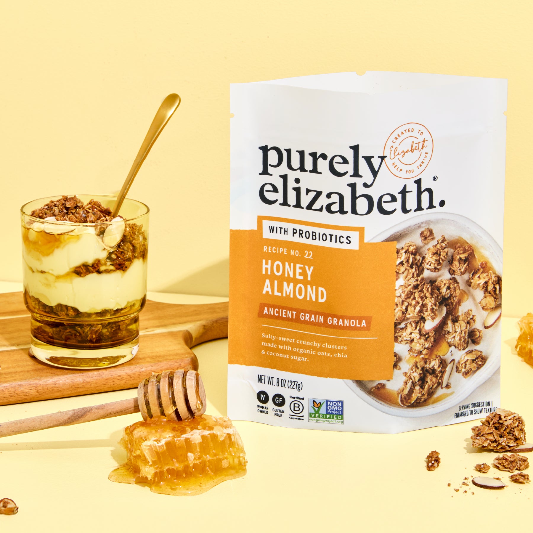 Honey Almond Probiotic Ancient Grain Granola