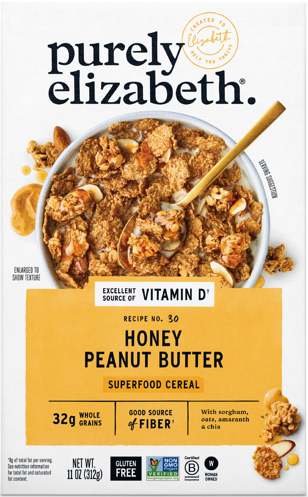 Honey Peanut Butter Superfood Cereal with Vitamin D
