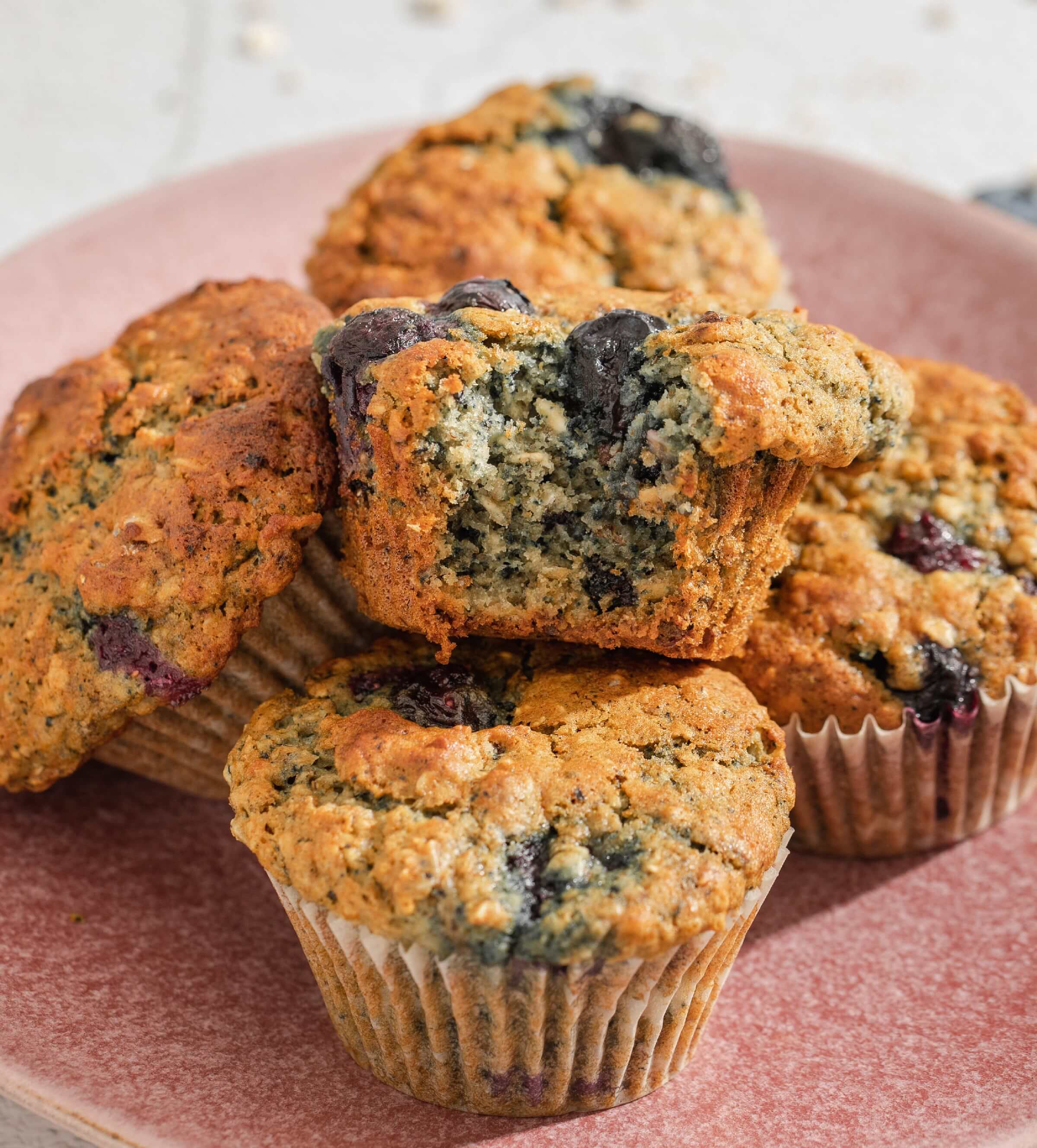 Blueberry Walnut Superfood Oatmeal Pouch with Collagen