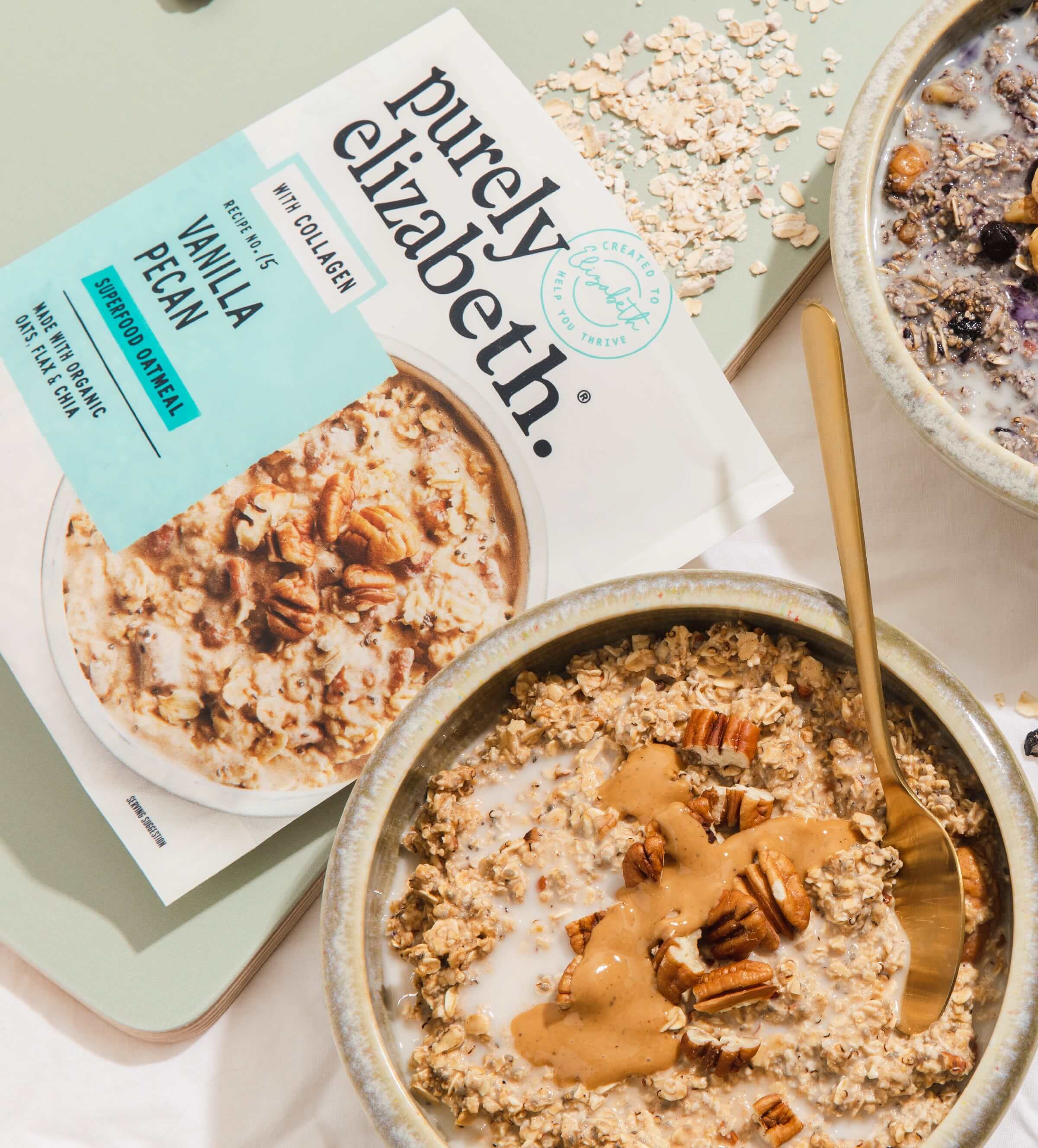 Vanilla Pecan Superfood Oatmeal Pouch with Collagen