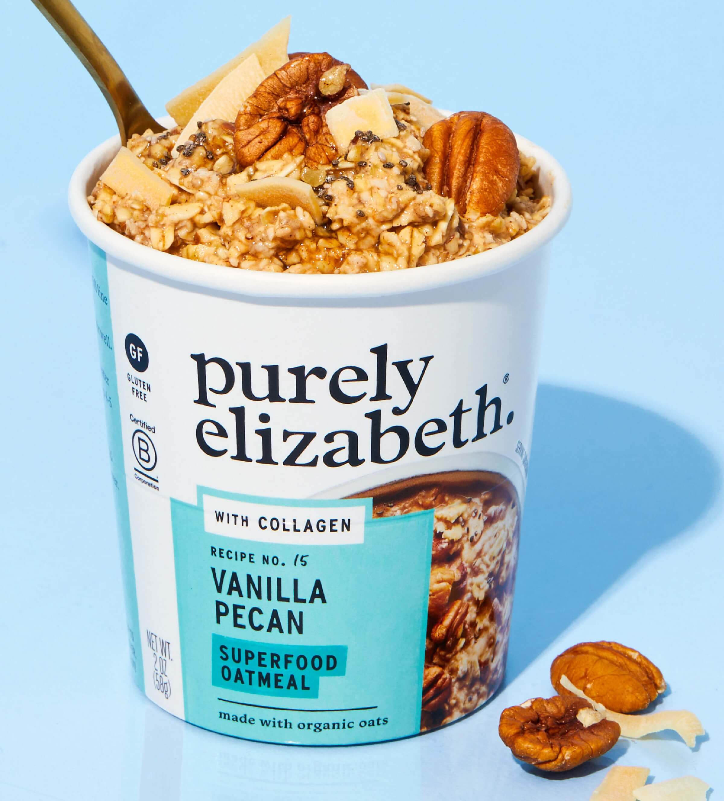 Vanilla Pecan Superfood Oat Cup with Collagen