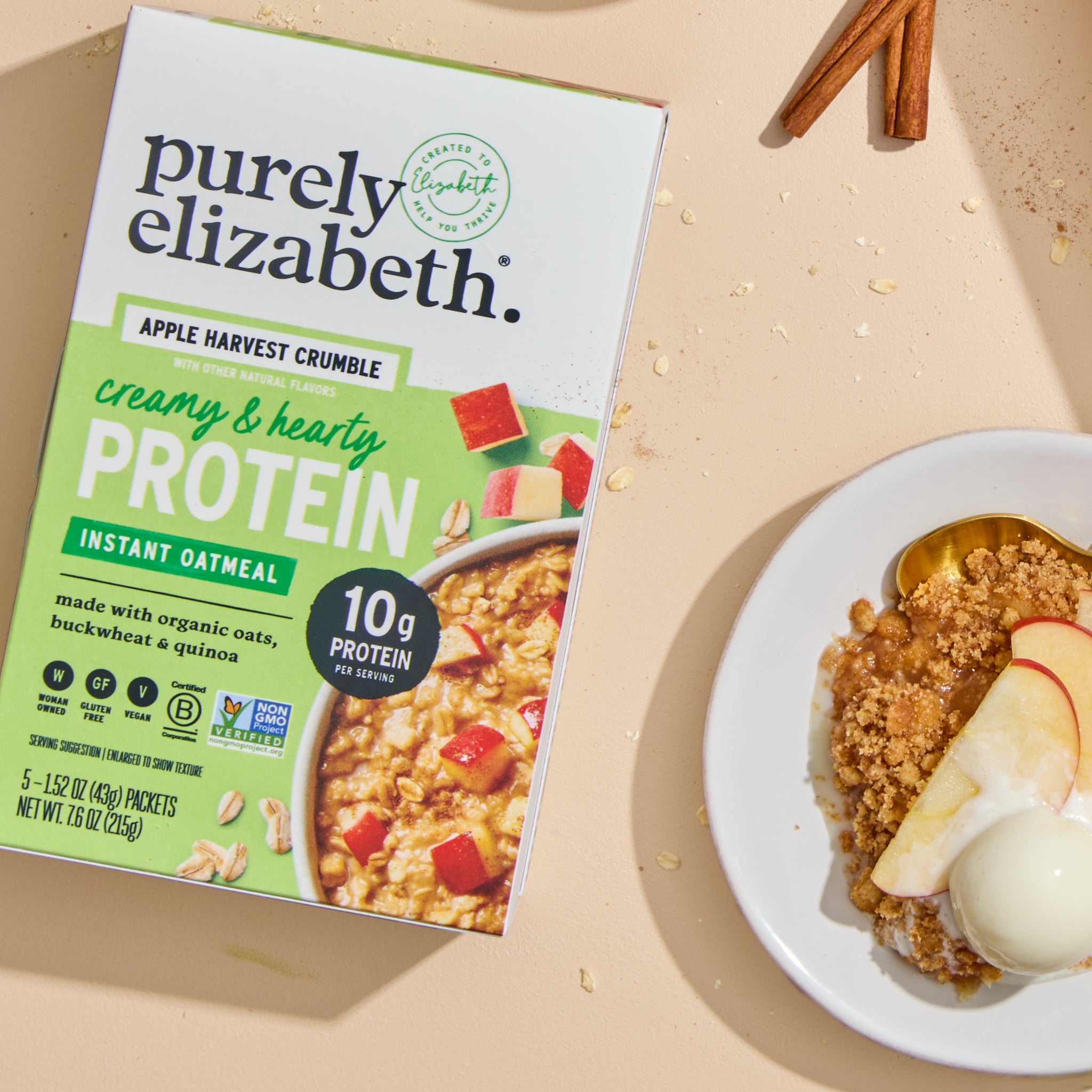 Apple Harvest Crumble Instant Protein Oatmeal