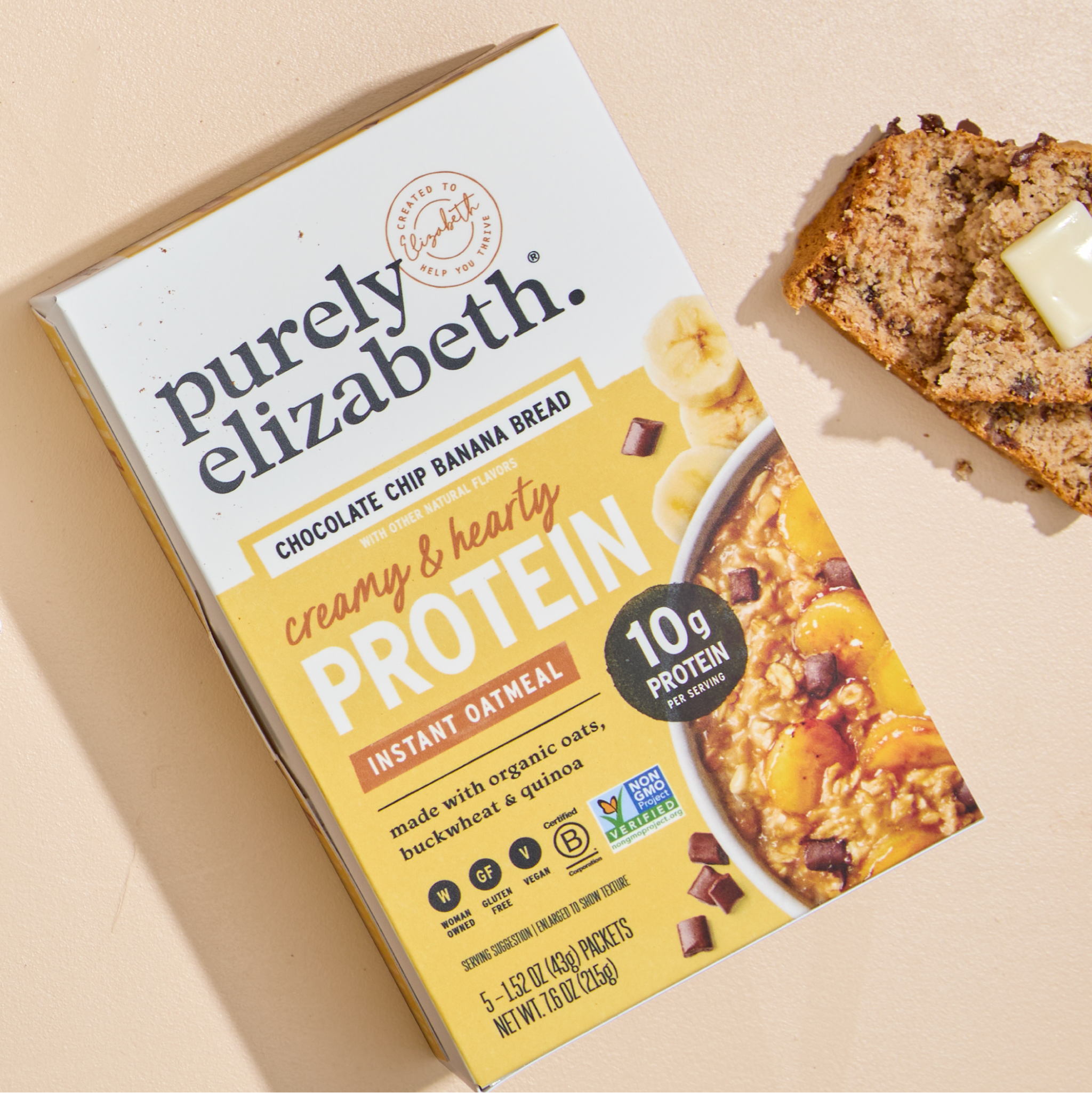 Chocolate Chip Banana Bread Instant Protein Oatmeal
