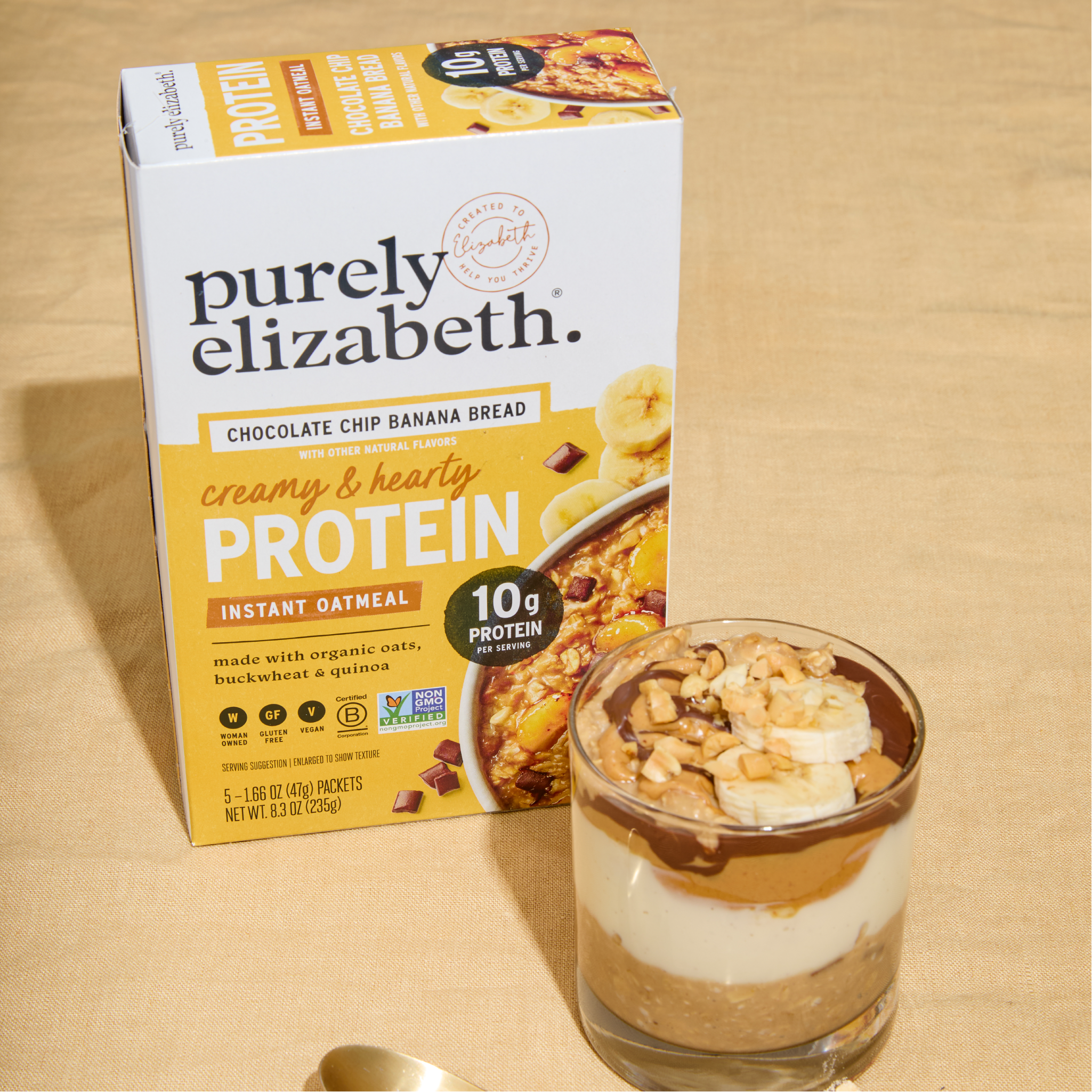 Chocolate Chip Banana Bread Instant Protein Oatmeal