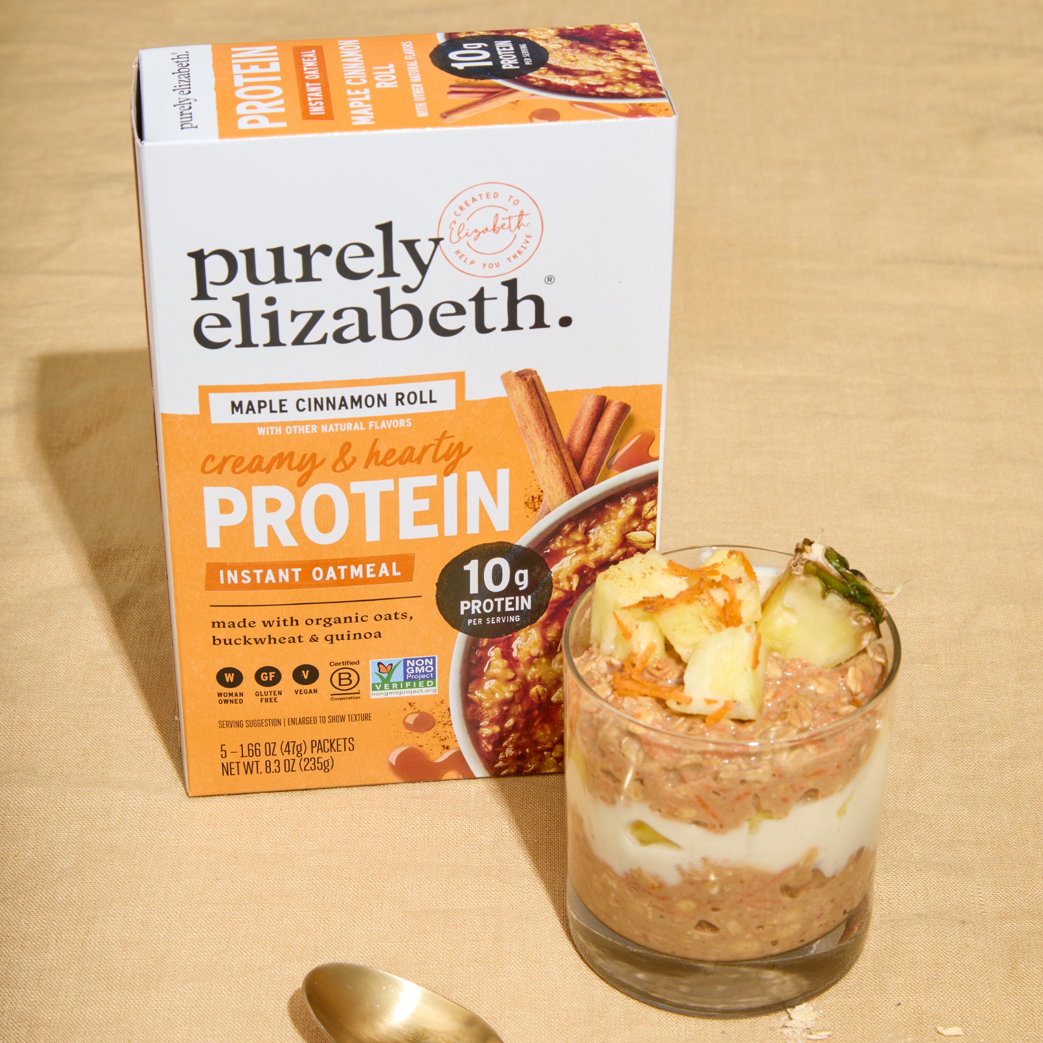 Maple Cinnamon Roll Protein Oatmeal