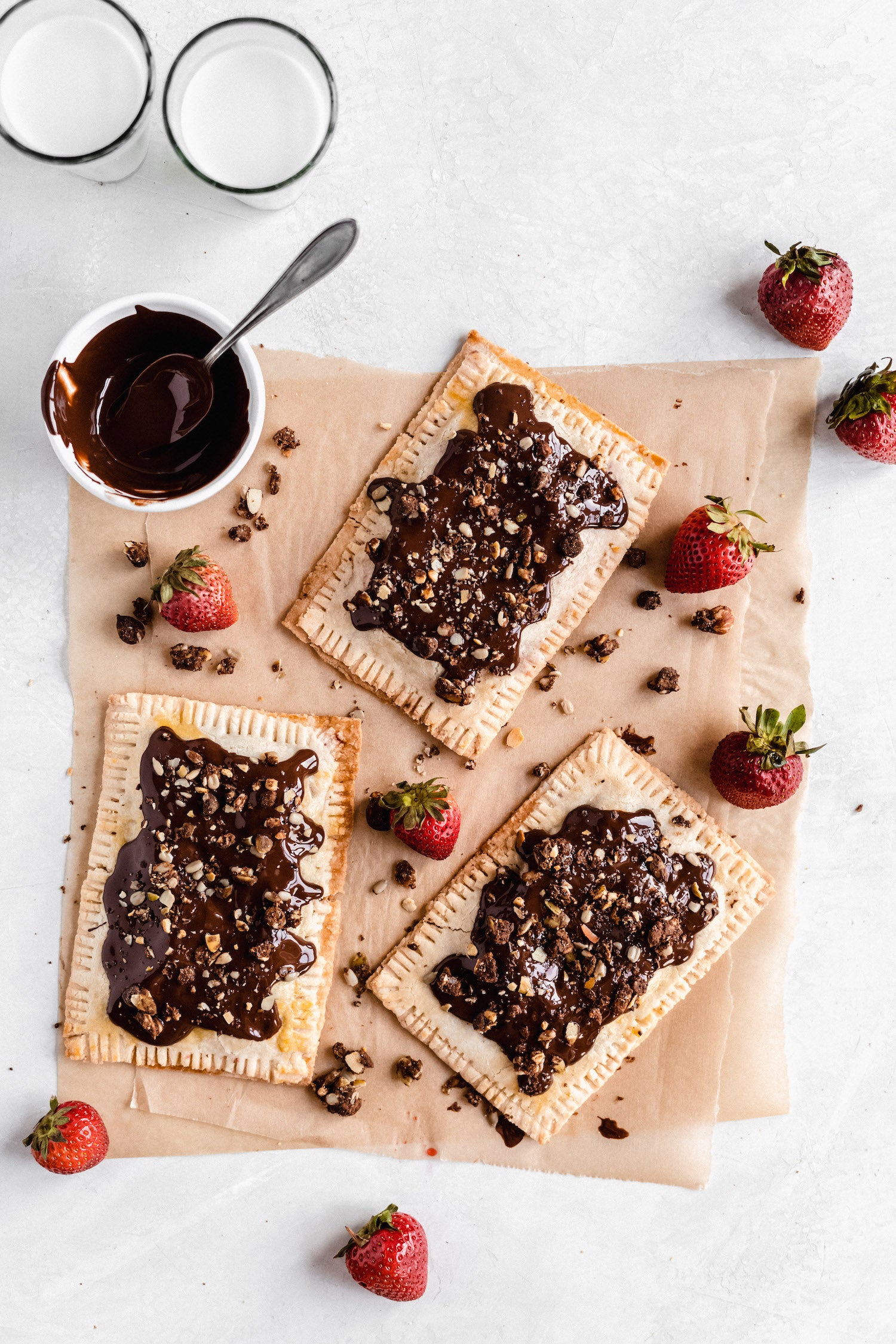 Chocolate Covered Strawberry Pop Tarts