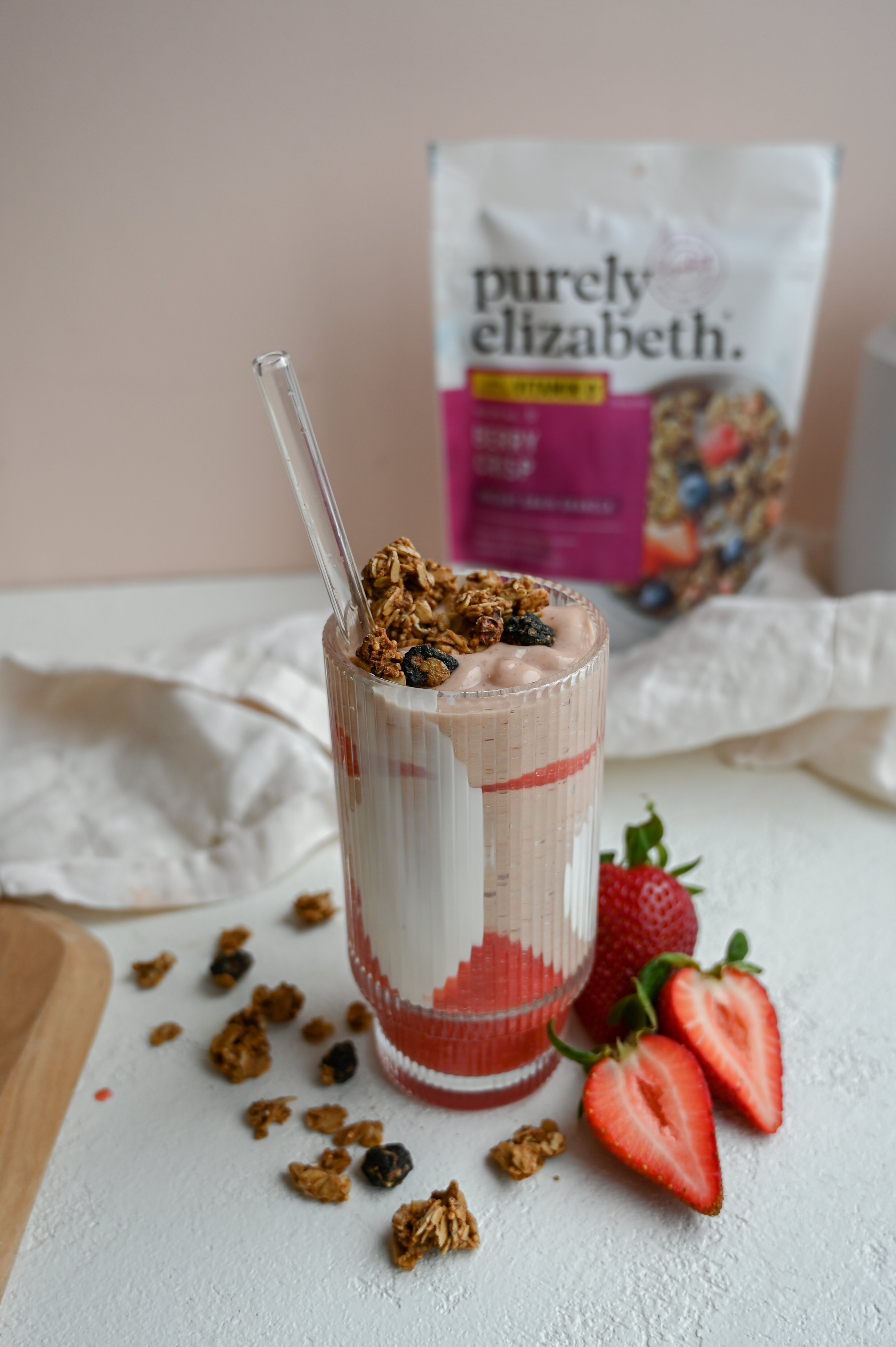 Glowing Skin Strawberry Smoothie