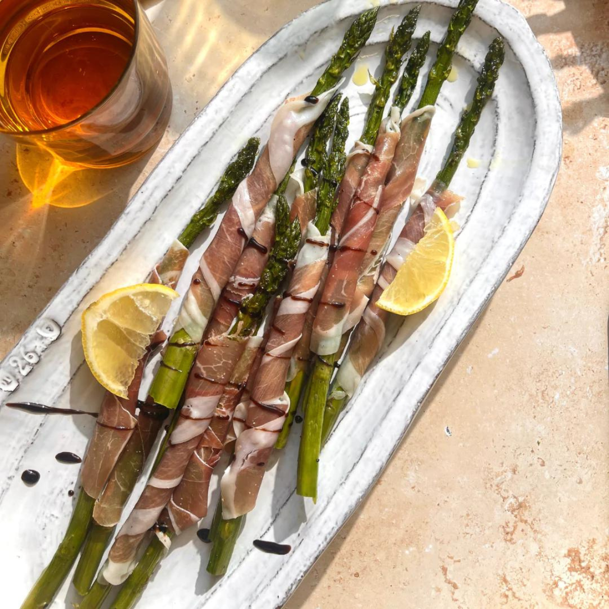 Prosciutto Wrapped Roasted Asparagus
