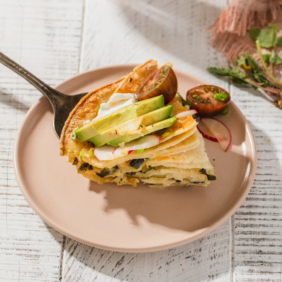 Spring Veggie Enchiladas