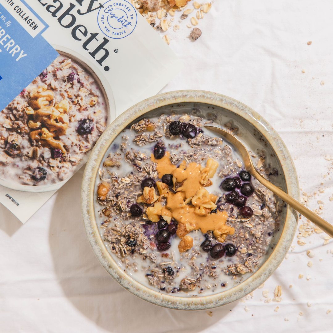 Peanut Butter Blueberry Oatmeal
