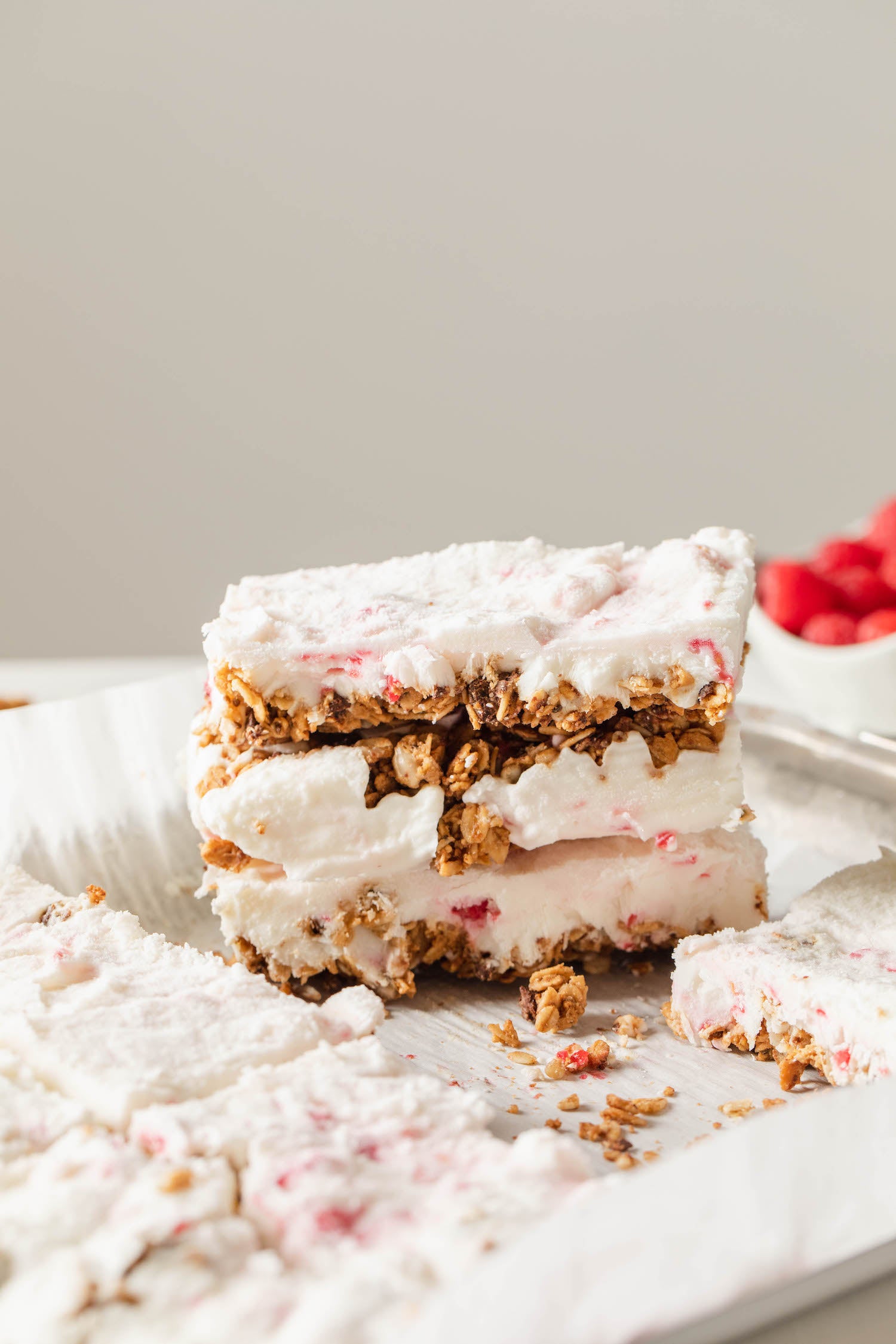 Yogurt Bars With Granola