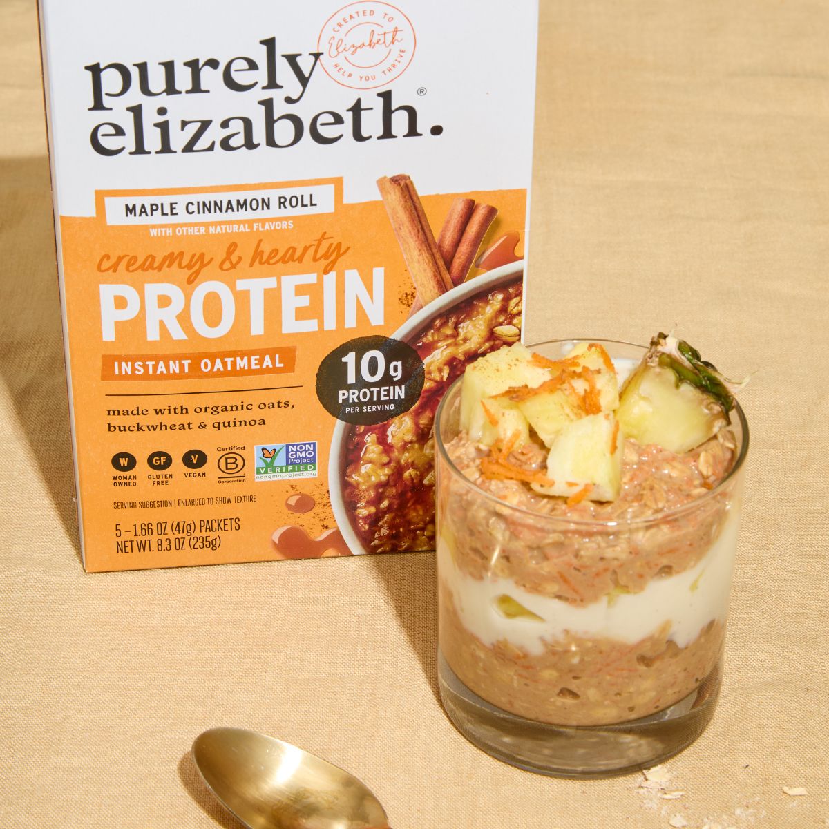 Hawaiian Pineapple Cake Overnight Oats