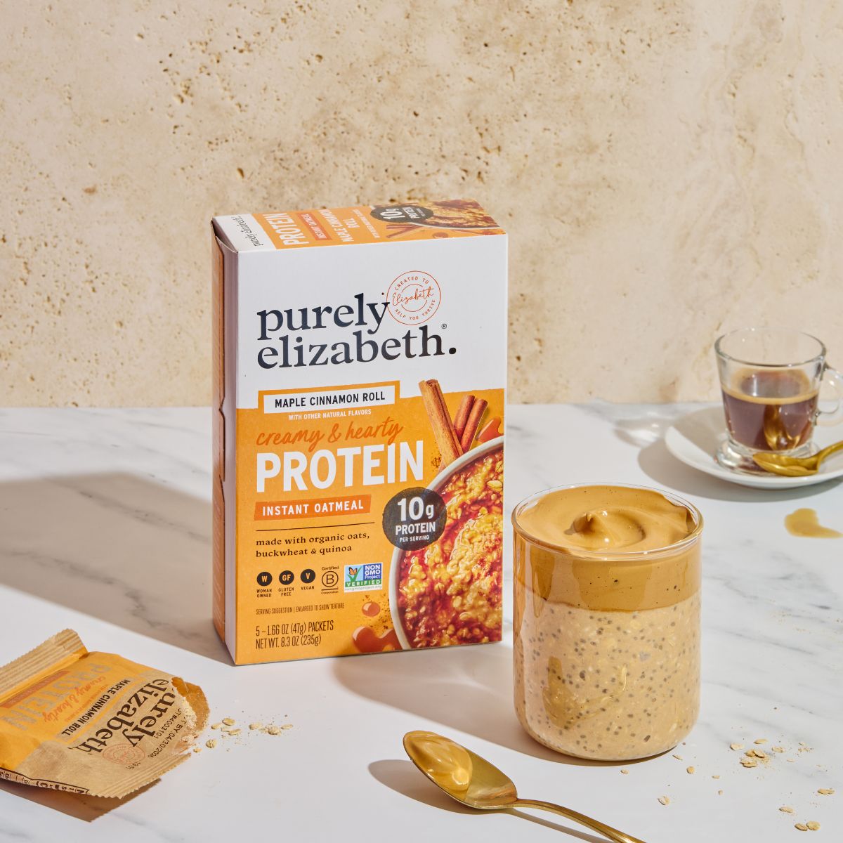 Salted Maple Espresso Overnight Oats