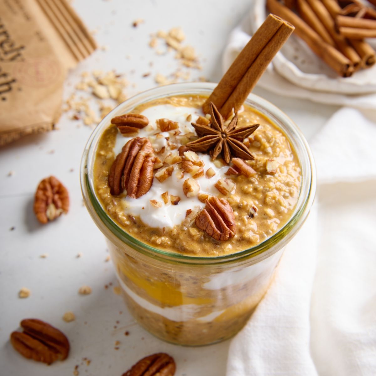 Pumpkin Spice Overnight Oats