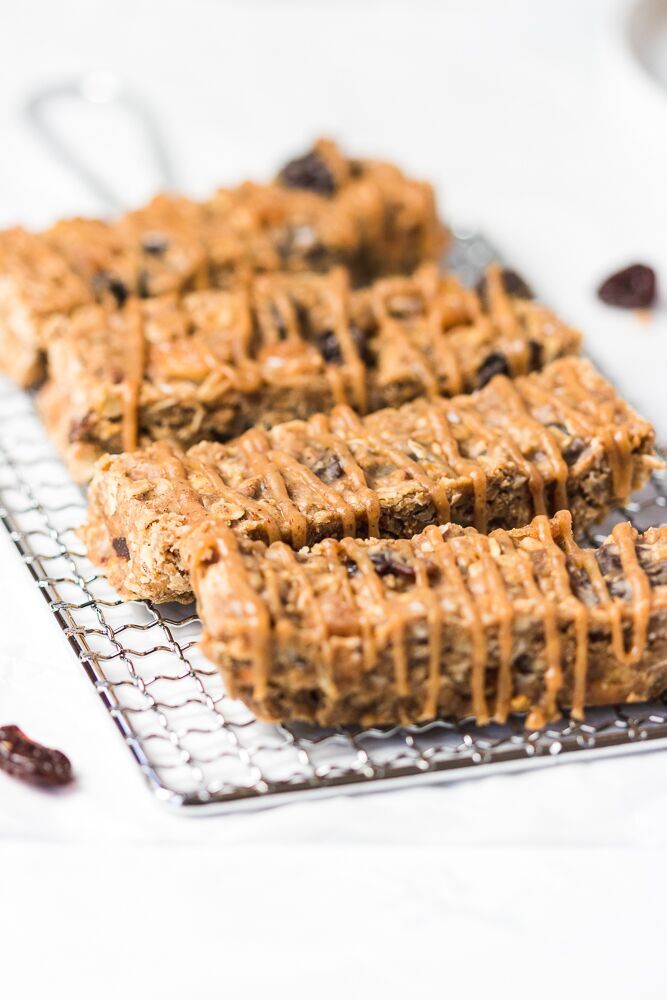 Apple Almond Butter Granola Bars