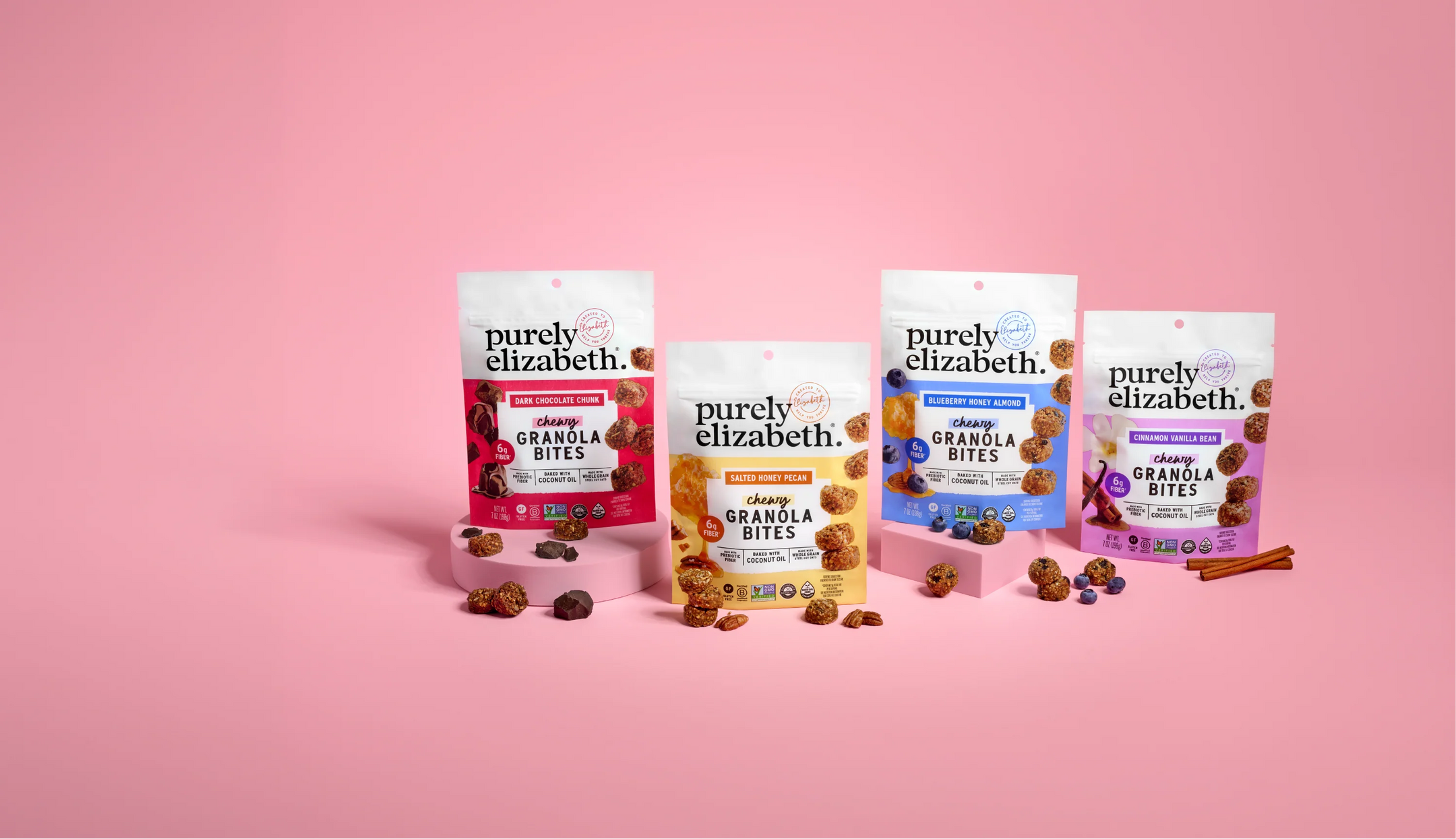 4 Bags of New Chewy Granola Bites