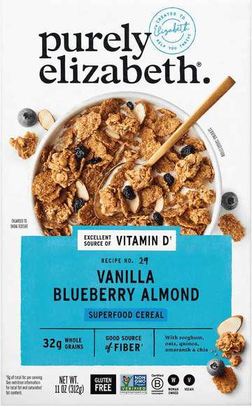 Vanilla Blueberry Almond Superfood Cereal with Vitamin D