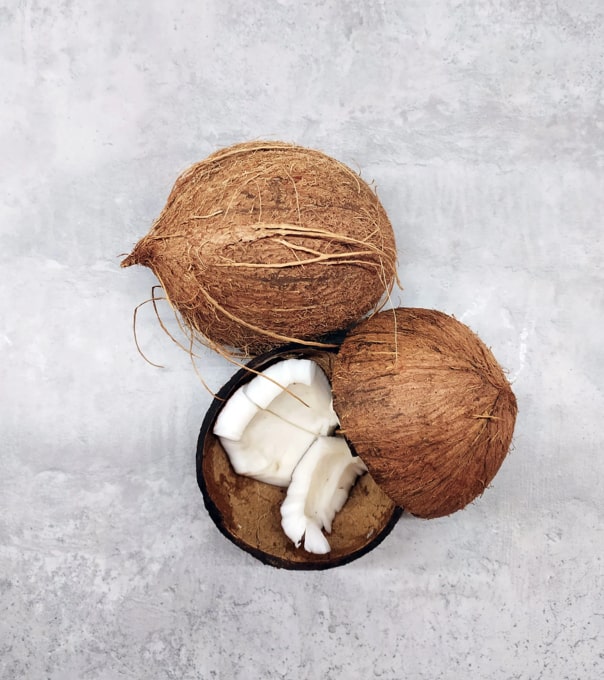 Coconut sugar uses substantially less water than cane sugar production.