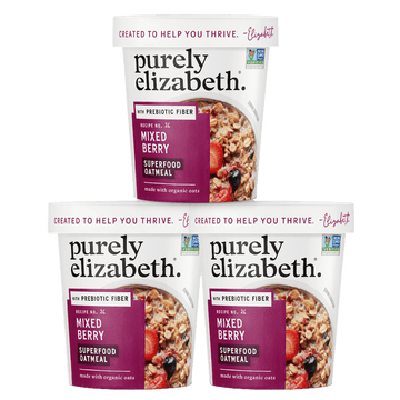Mixed Berry Superfood Oat Cup with Prebiotic Fiber - 3 Pack