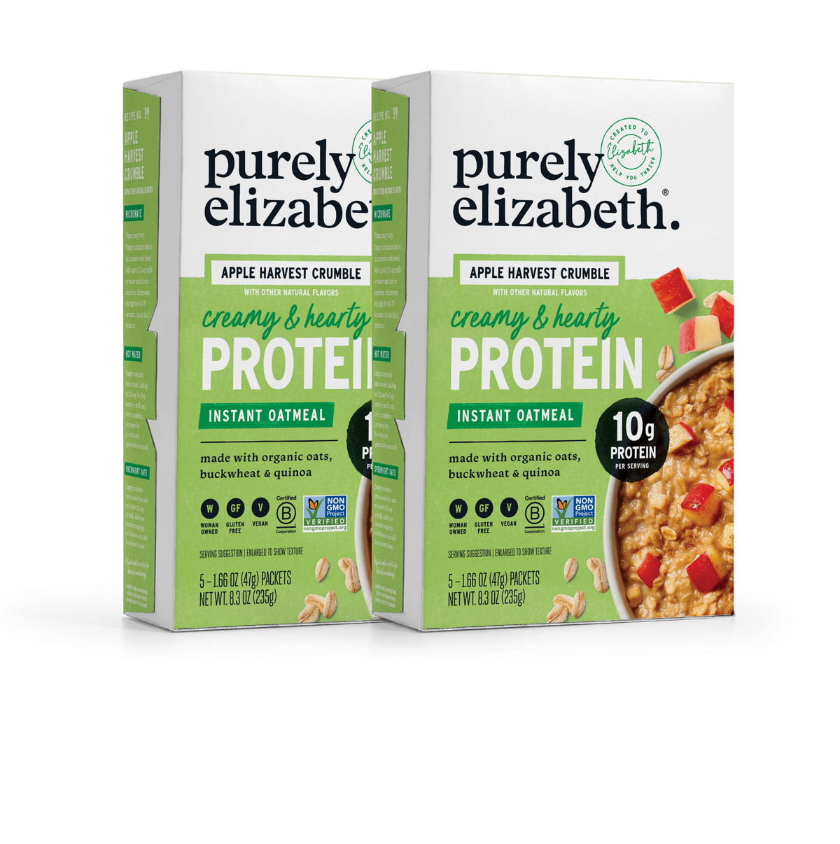 Protein Oatmeal | Apple Harvest Crumble Protein Instant Oatmeal