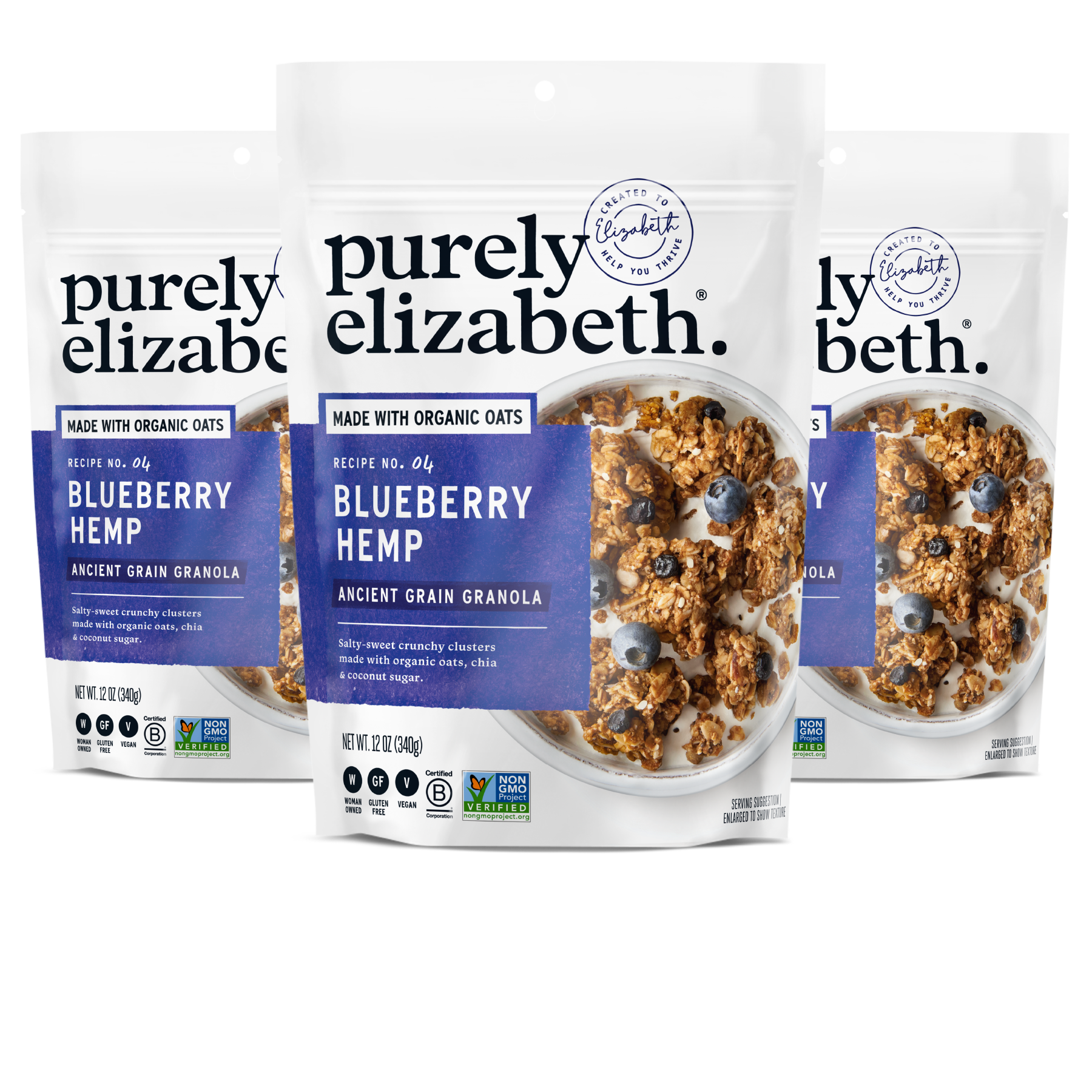 Blueberry Hemp Ancient Grain Granola