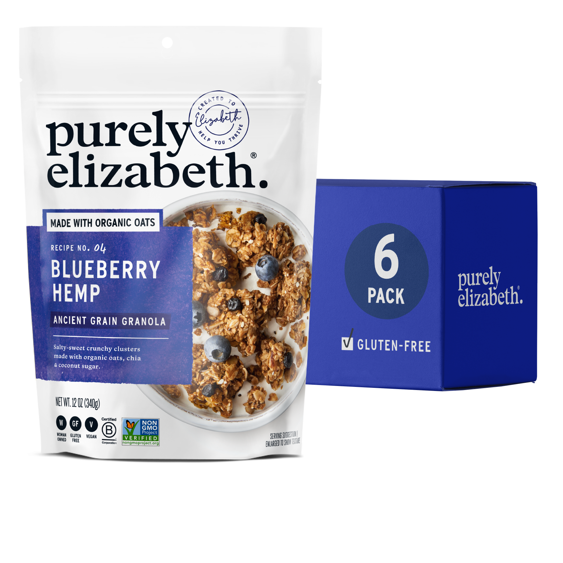 Blueberry Hemp Ancient Grain Granola