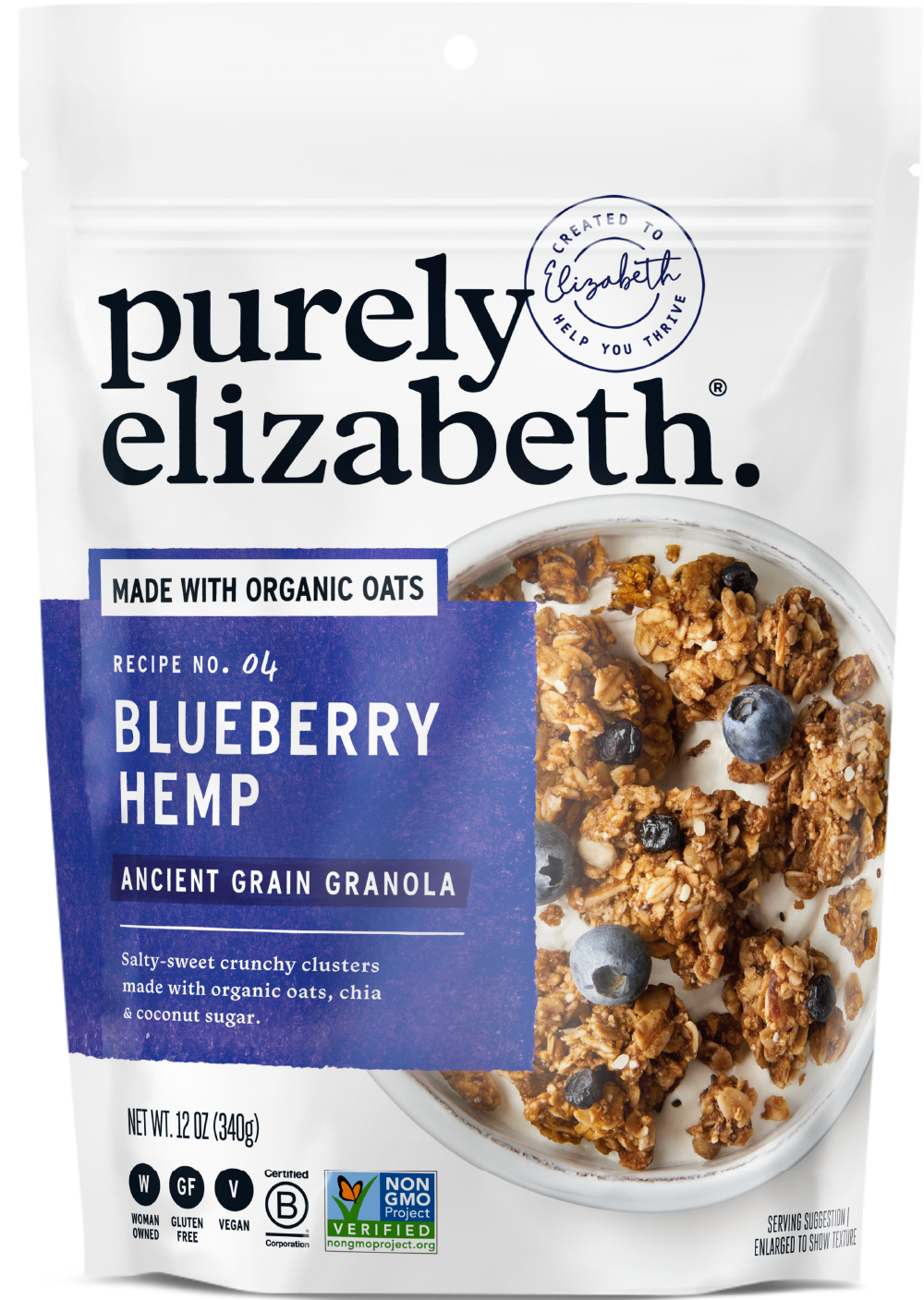 Blueberry Hemp Ancient Grain Granola