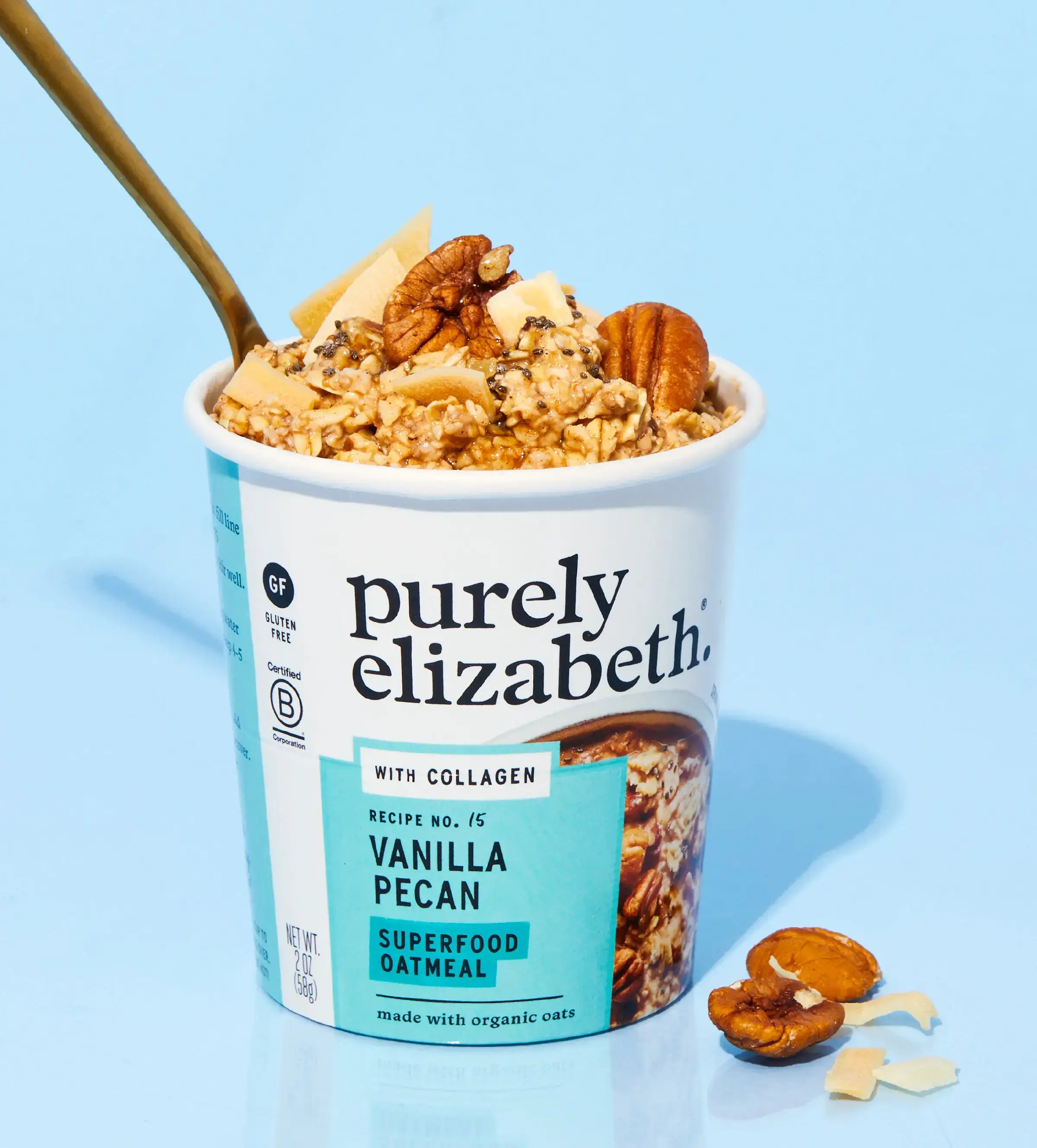 Superfood Oatmeal | Cups Vanilla Pecan