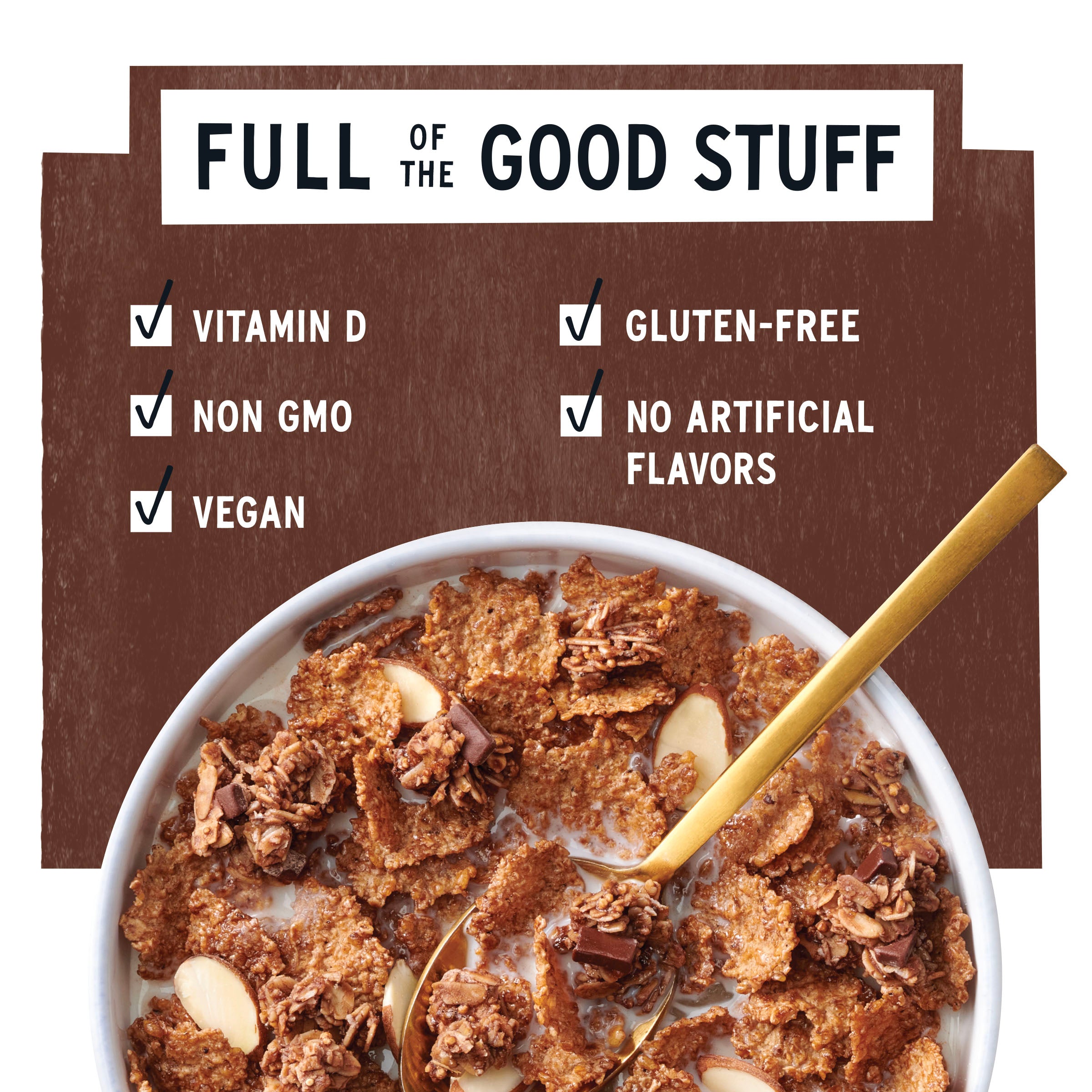 Chocolate Almond Superfood Cereal with Vitamin D
