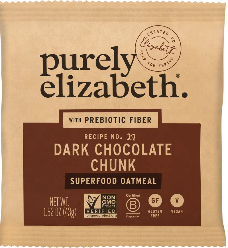 Dark Chocolate Chunk Superfood Oatmeal Packets