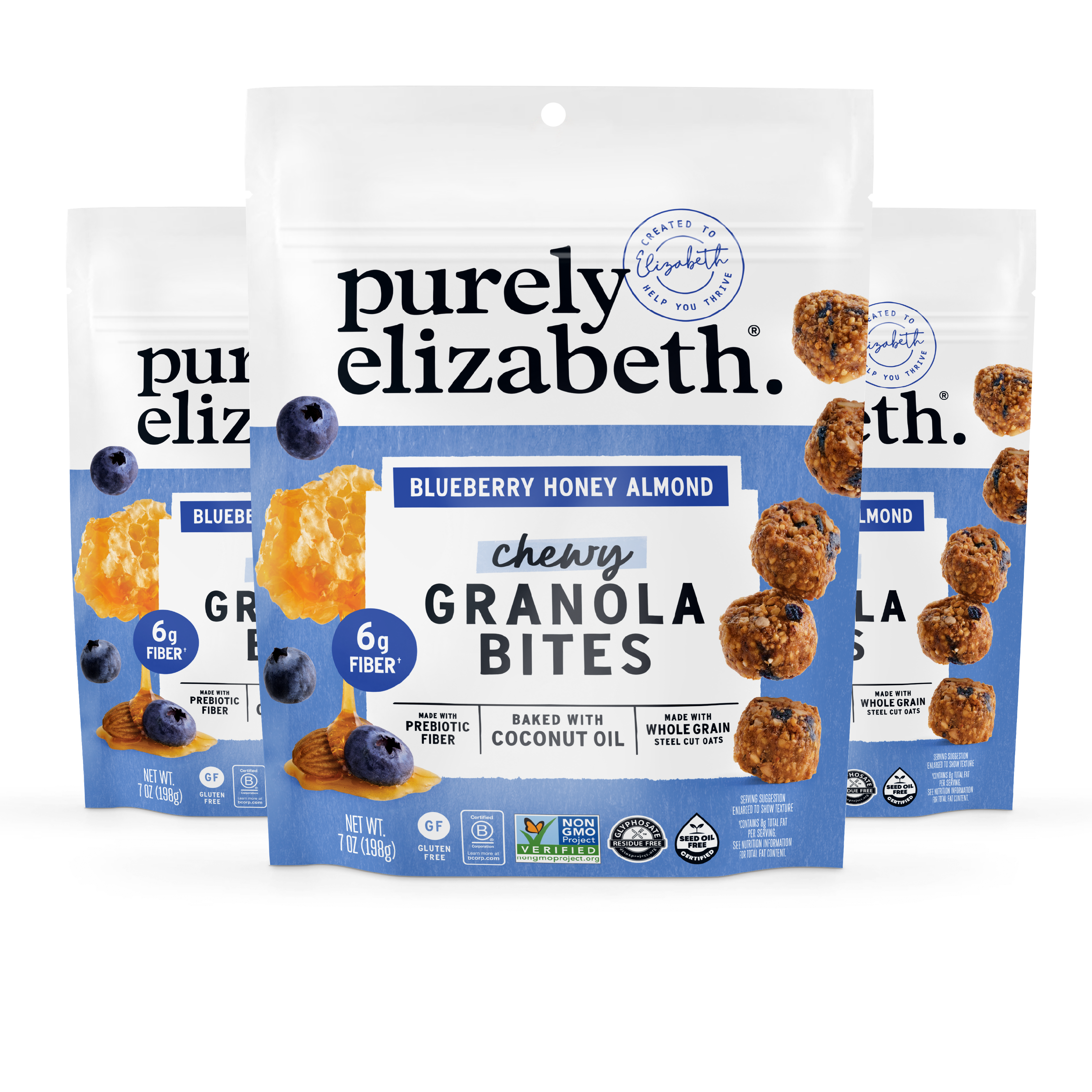 Blueberry Honey Almond Granola Bites 3 Pack