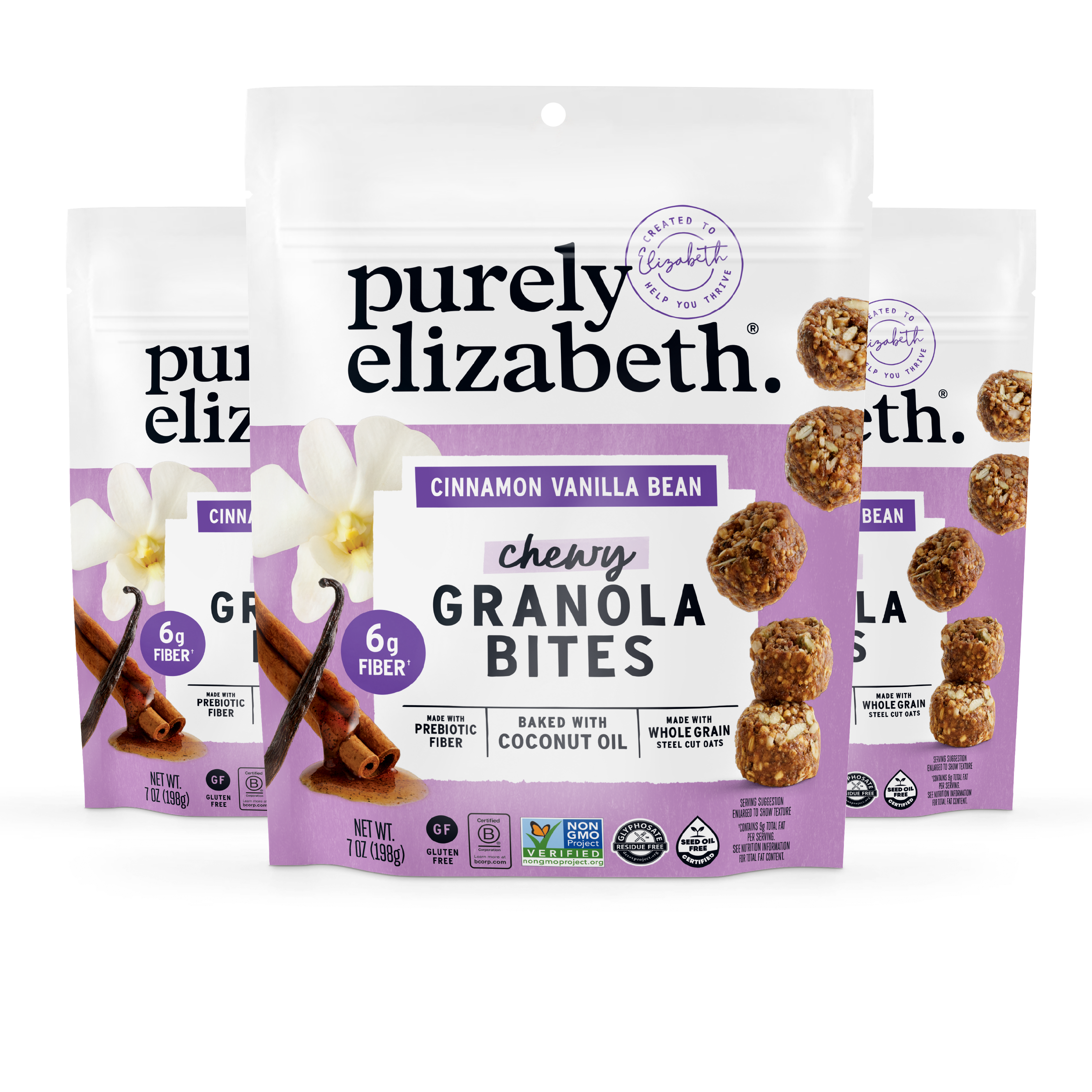 Cinnamon Vanilla Bean Granola Bites 3 Pack