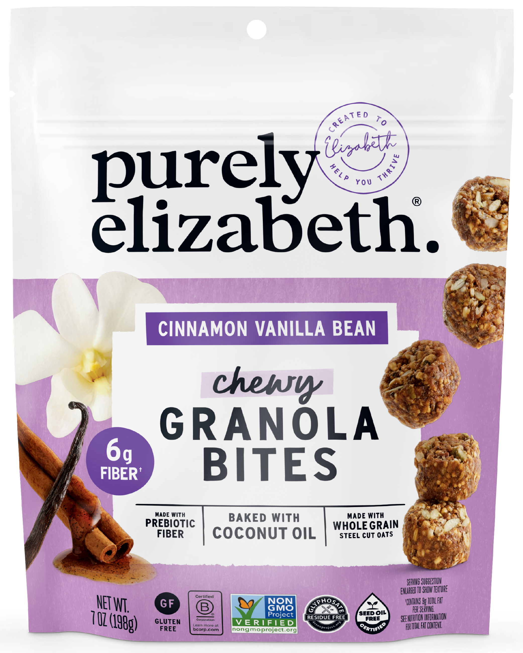 Cinnamon Vanilla Bean Granola Bites
