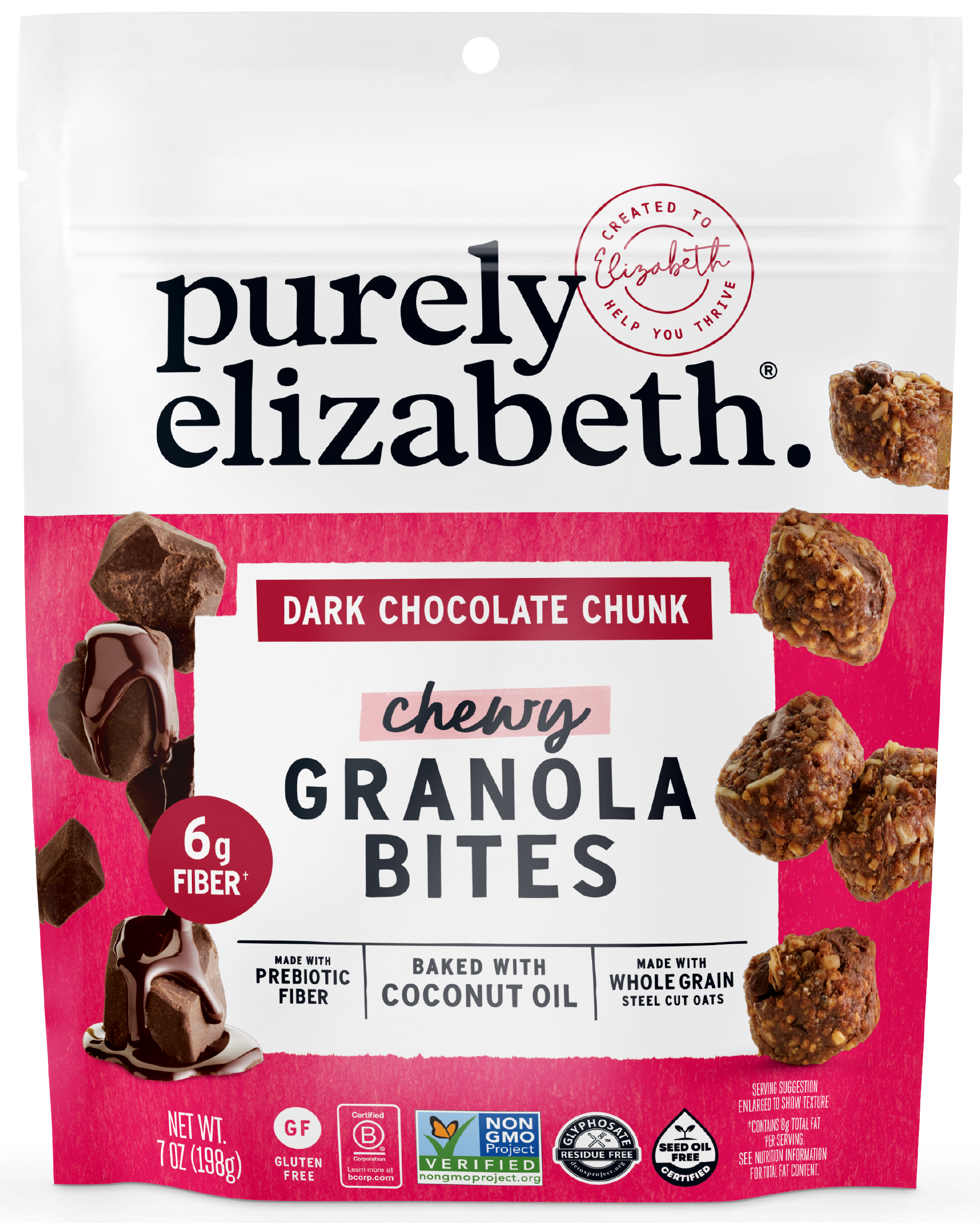 Dark Chocolate Chunk Granola Bites