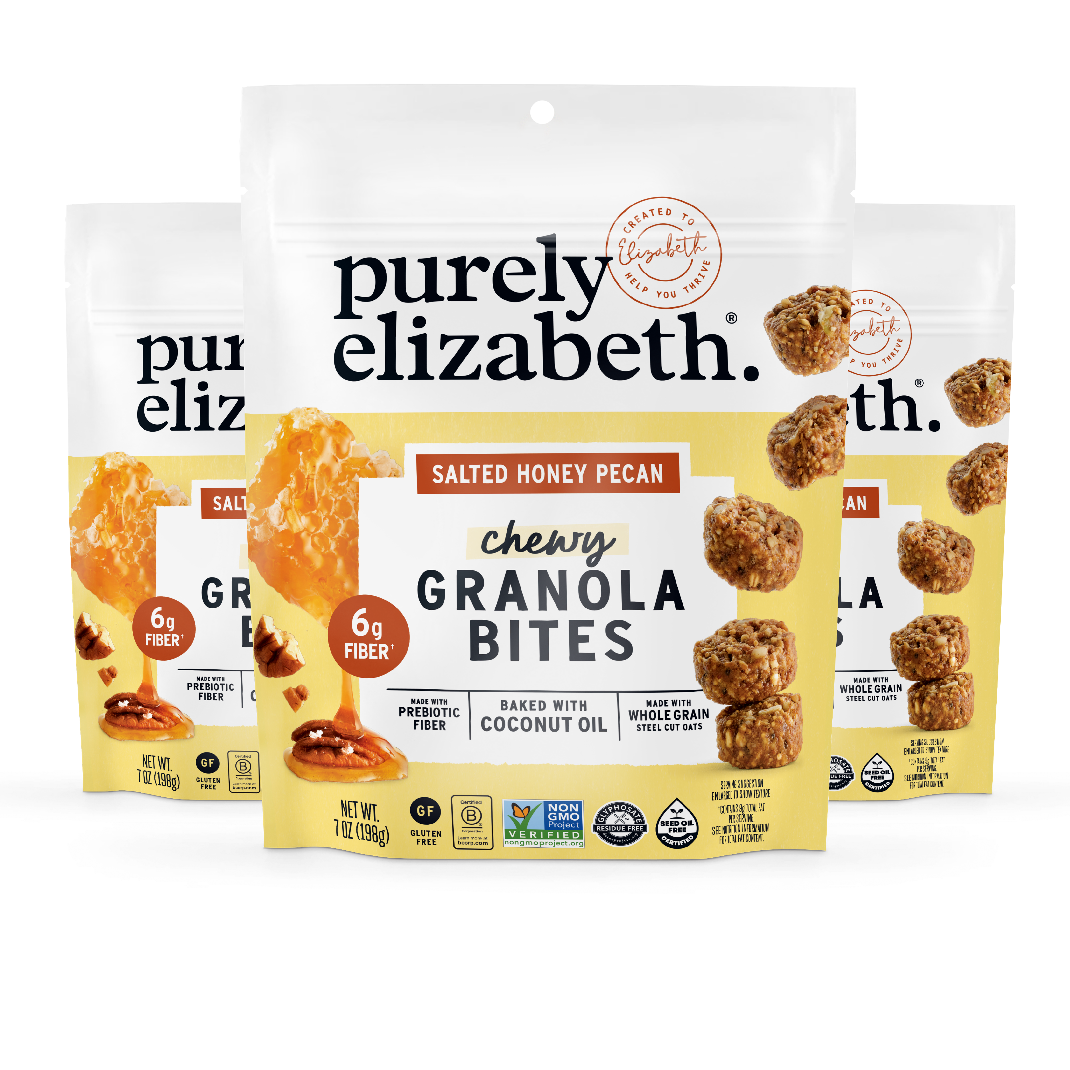 Salted Honey Pecan Granola Bites 3 Pack