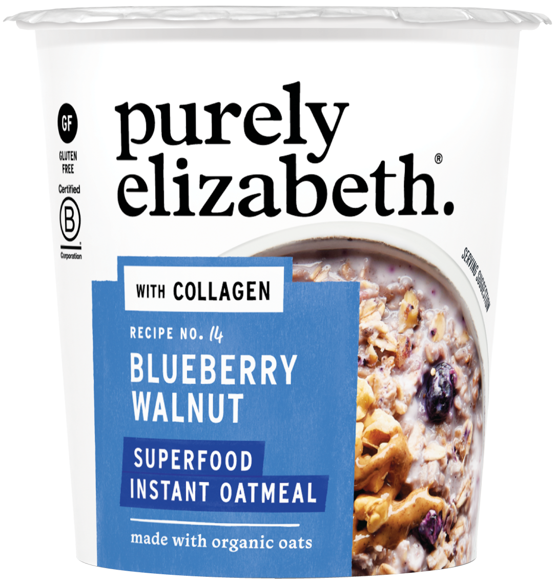 Blueberry Walnut Superfood Oat Cup with Collagen