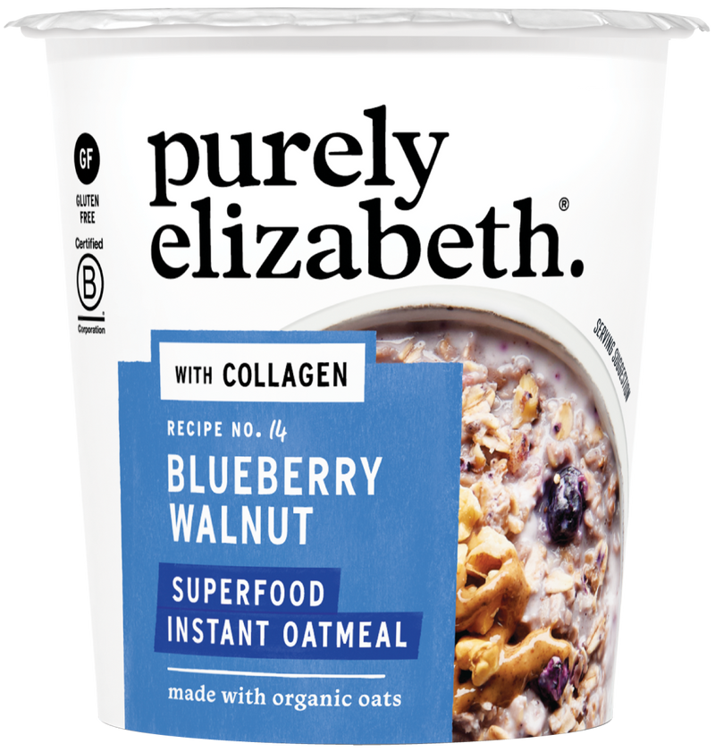 Blueberry Walnut Superfood Oat Cup with Collagen